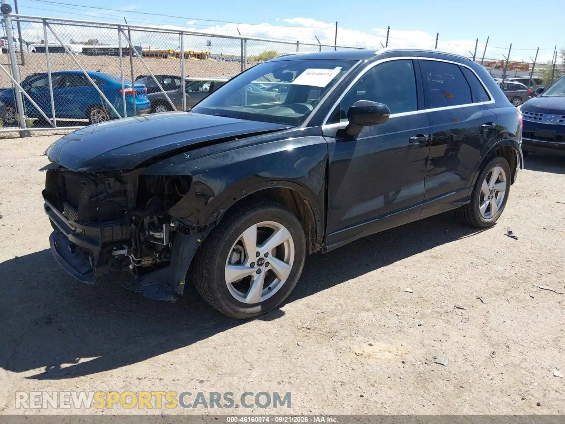 2 Photograph of a damaged car WA1AUCF31M1095674 AUDI Q3 2021