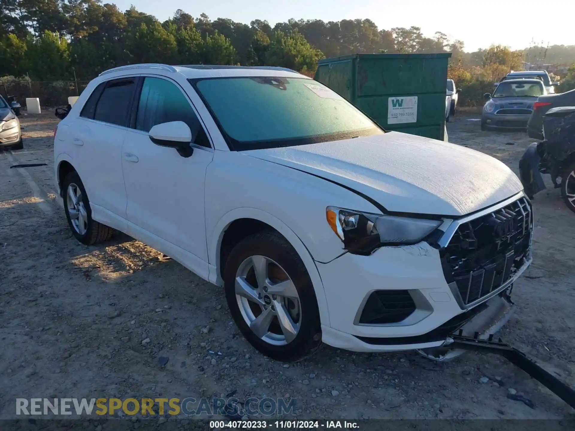 1 Photograph of a damaged car WA1AUCF32M1064255 AUDI Q3 2021