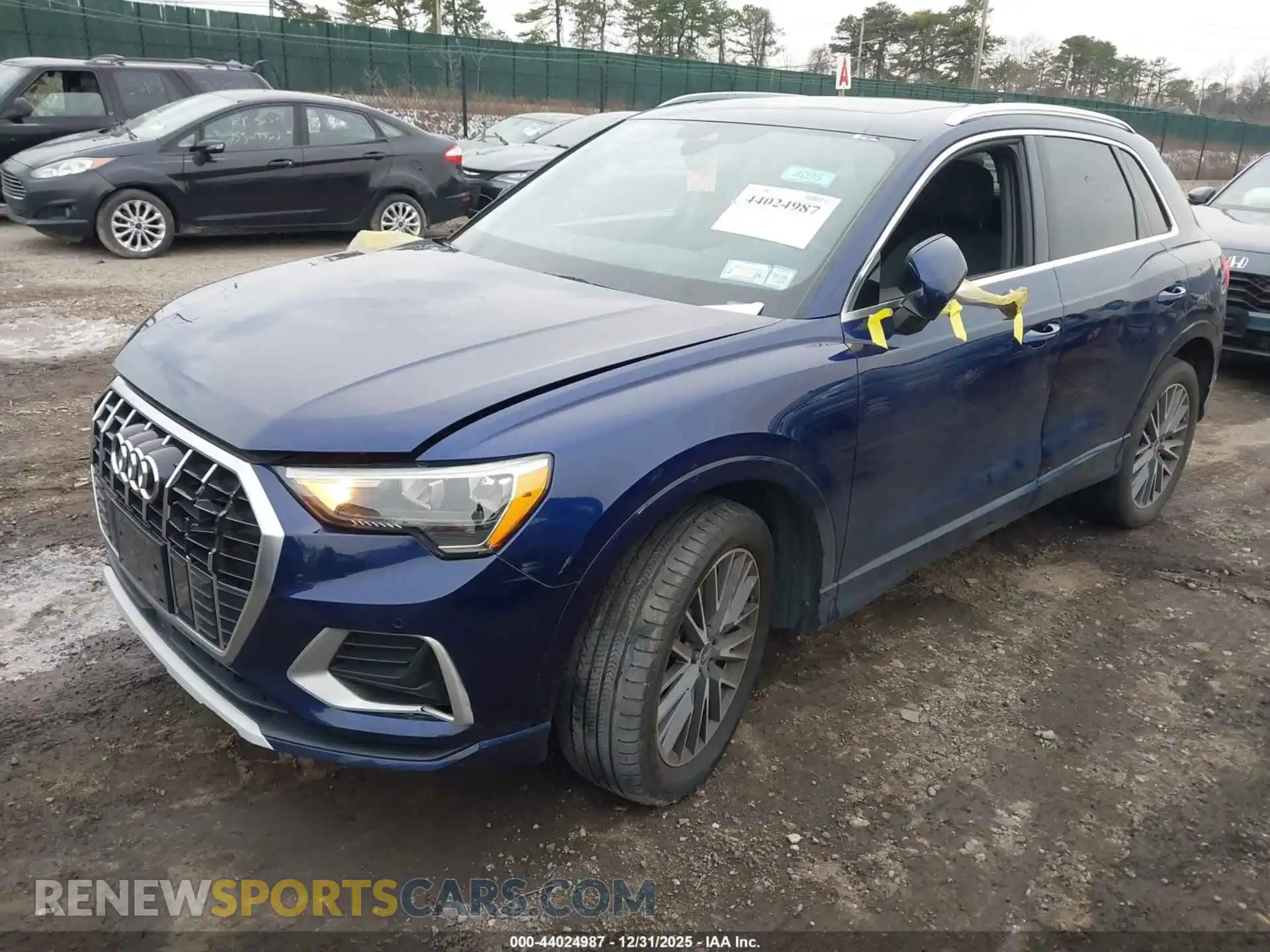 2 Photograph of a damaged car WA1AUCF34M1070834 AUDI Q3 2021