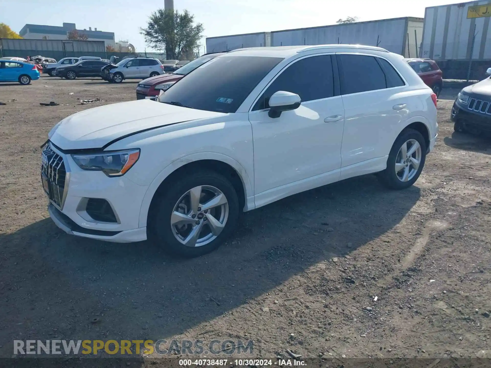2 Photograph of a damaged car WA1AUCF36M1088879 AUDI Q3 2021