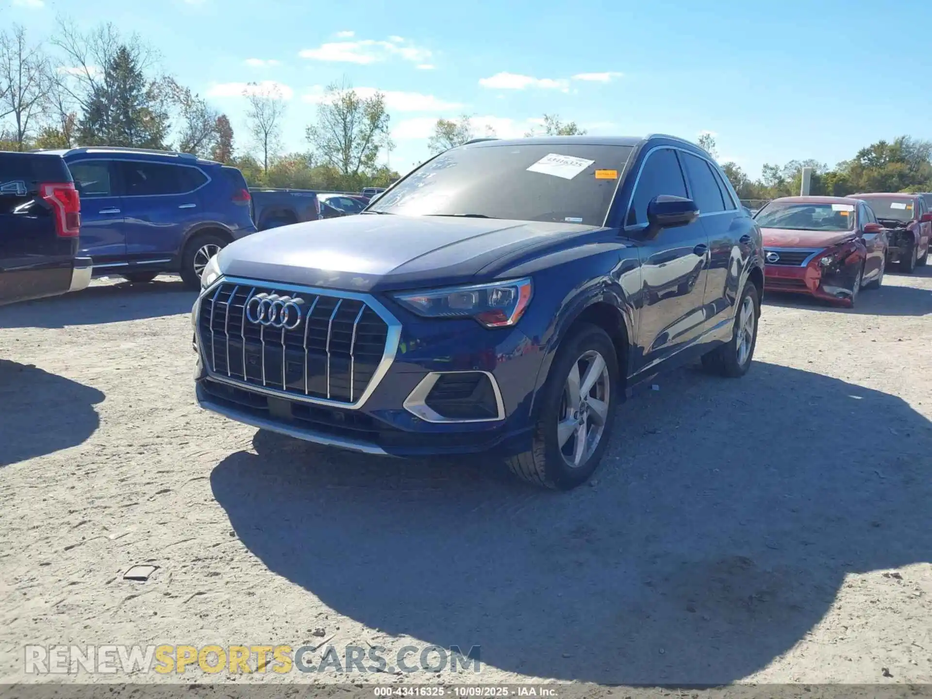 2 Photograph of a damaged car WA1AUCF36M1102540 AUDI Q3 2021
