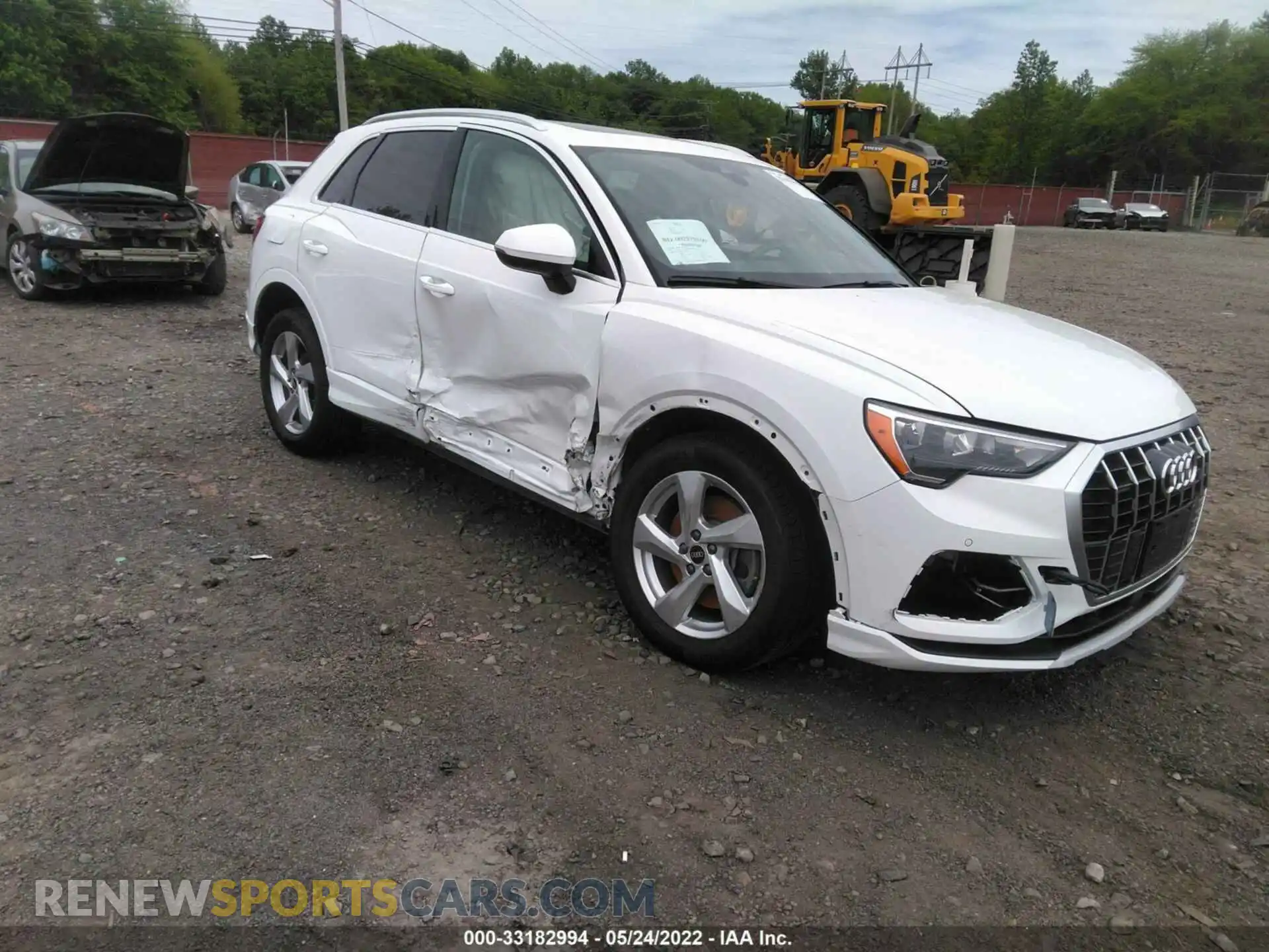 1 Photograph of a damaged car WA1AUCF38M1108436 AUDI Q3 2021