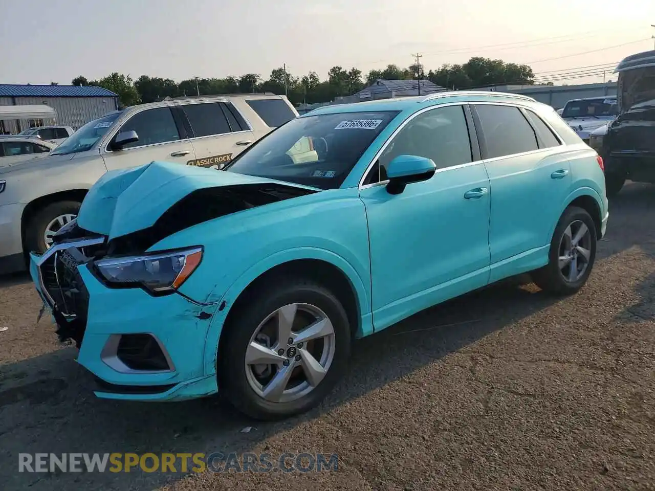 1 fotografías del automóvil dañado WA1AUCF3XM1102654 AUDI Q3 2021