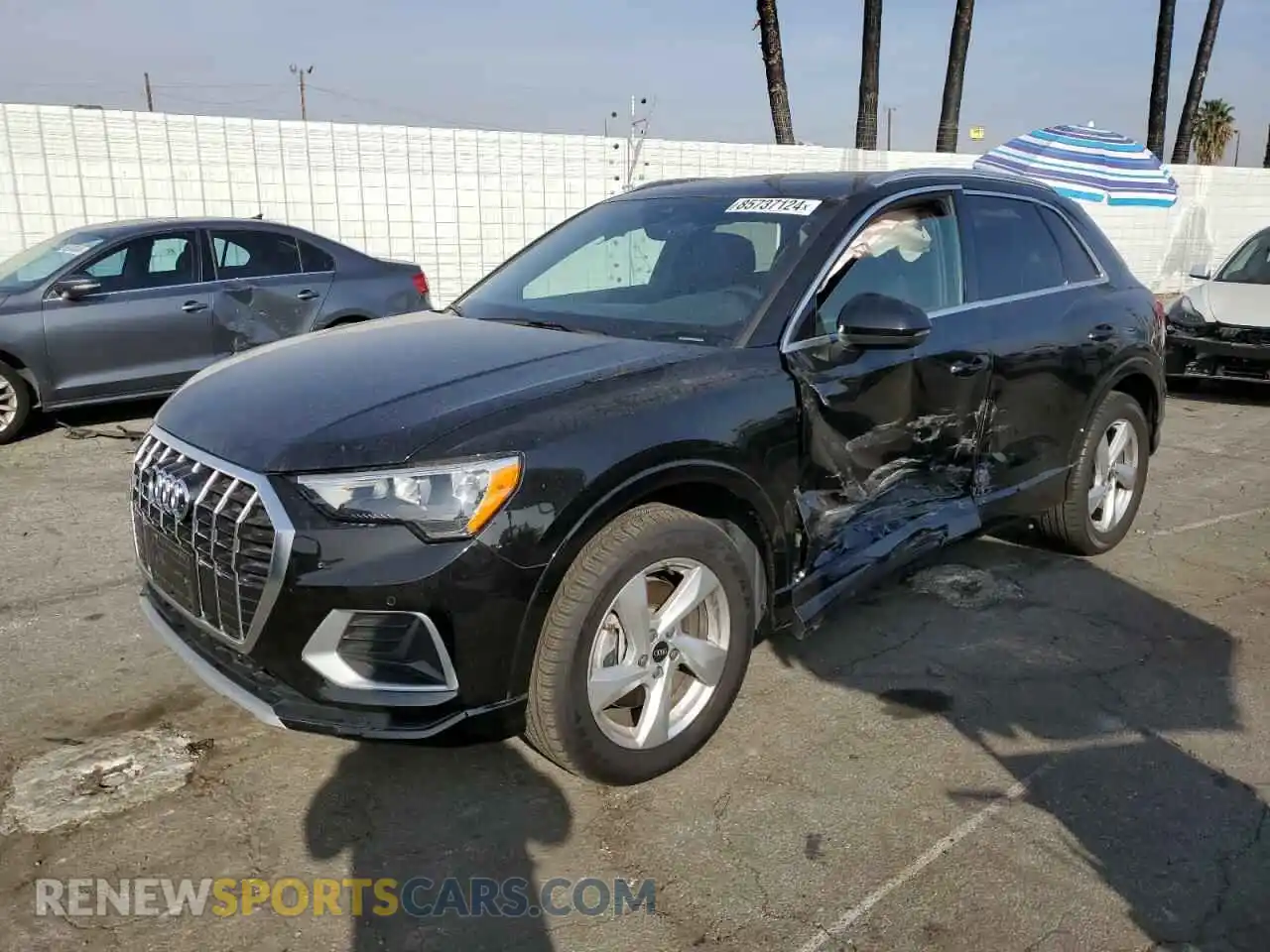 1 Photograph of a damaged car WA1AUCF3XM1116215 AUDI Q3 2021