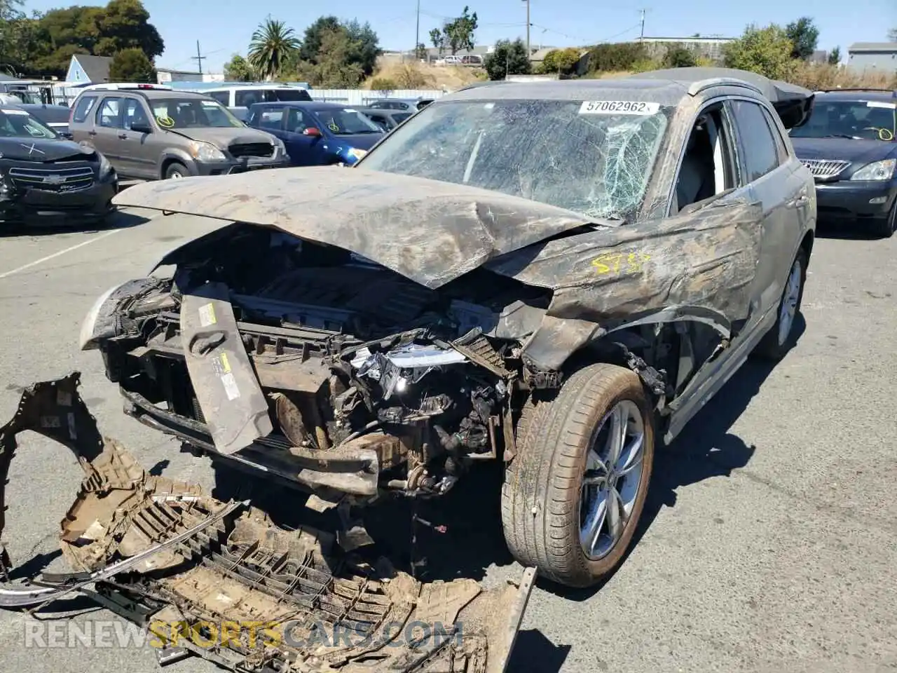 2 Photograph of a damaged car WA1DECF30M1018367 AUDI Q3 2021