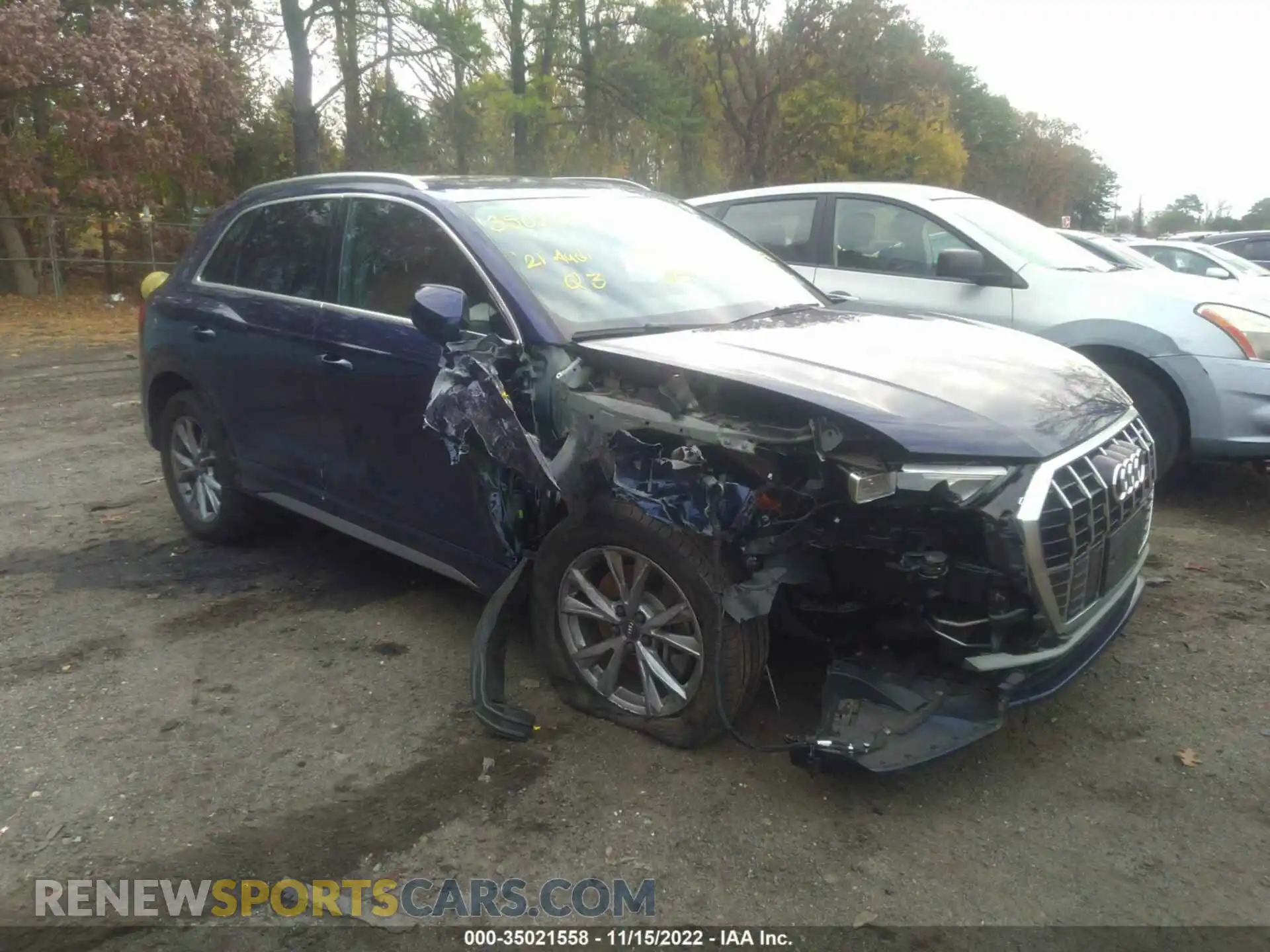 1 Photograph of a damaged car WA1DECF31M1003702 AUDI Q3 2021