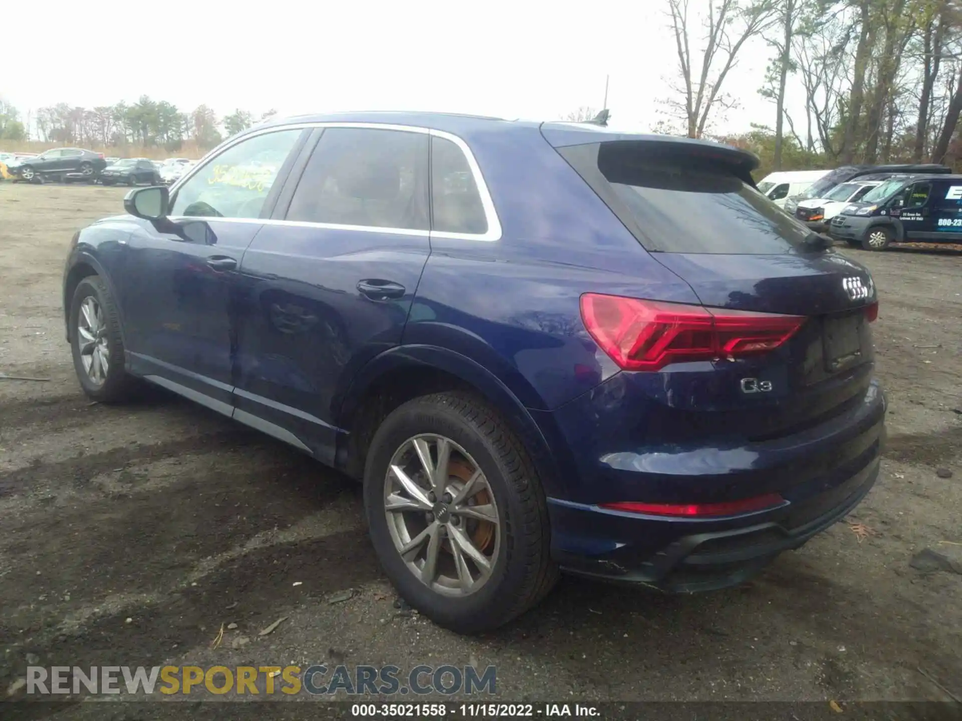 3 Photograph of a damaged car WA1DECF31M1003702 AUDI Q3 2021