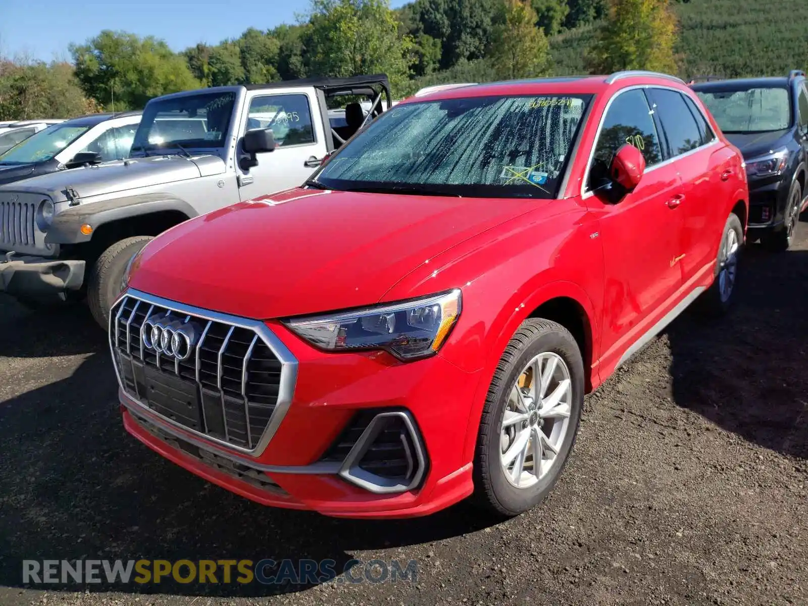 2 Photograph of a damaged car WA1DECF31M1030379 AUDI Q3 2021