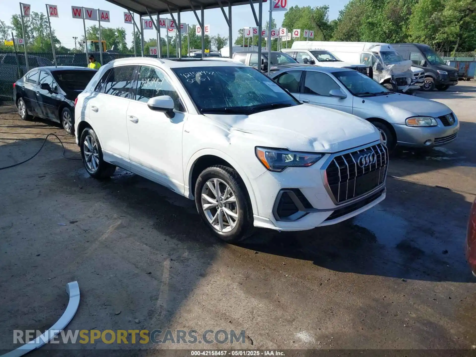 1 fotografías del automóvil dañado WA1DECF31M1037901 AUDI Q3 2021