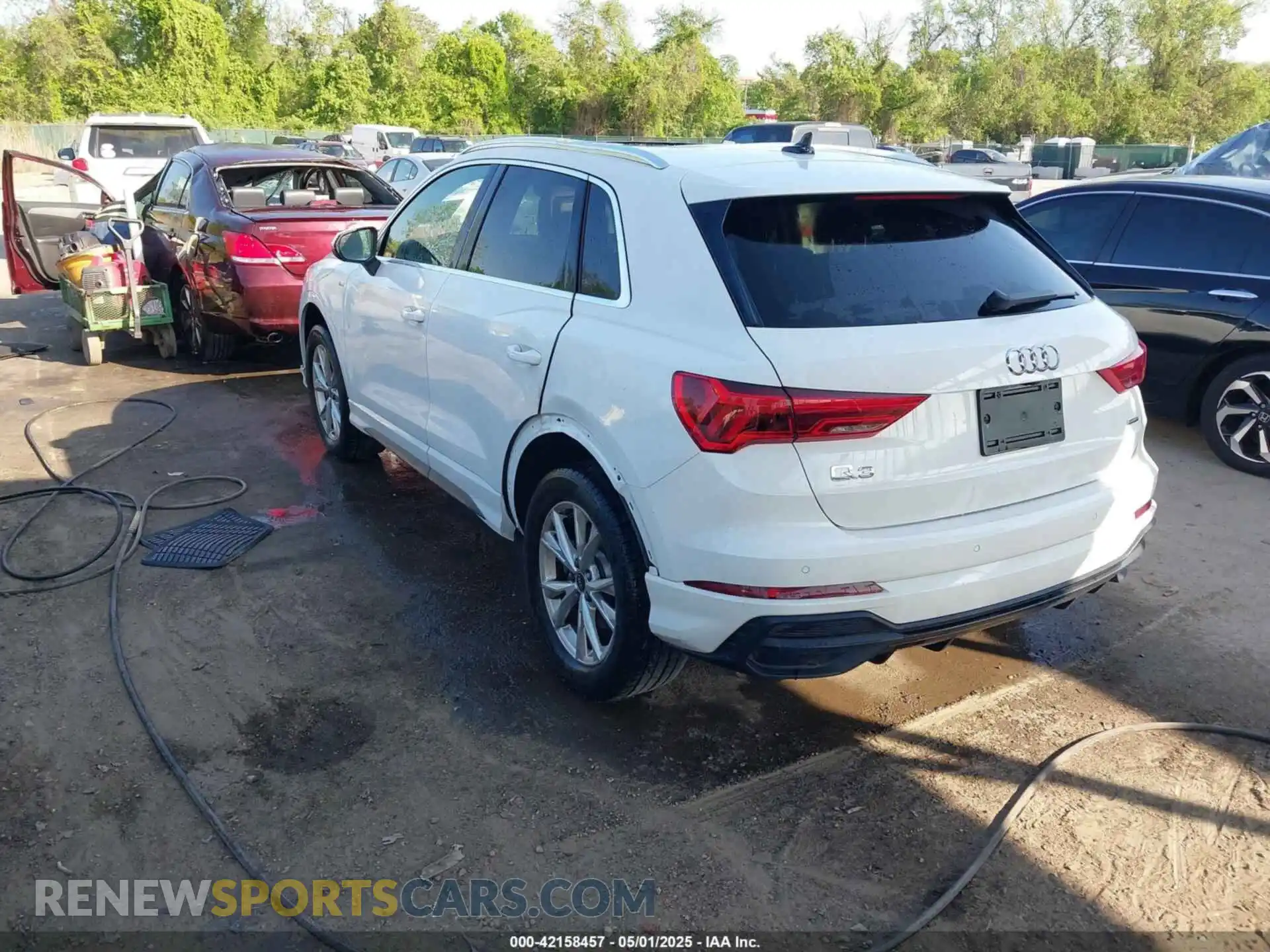 3 fotografías del automóvil dañado WA1DECF31M1037901 AUDI Q3 2021