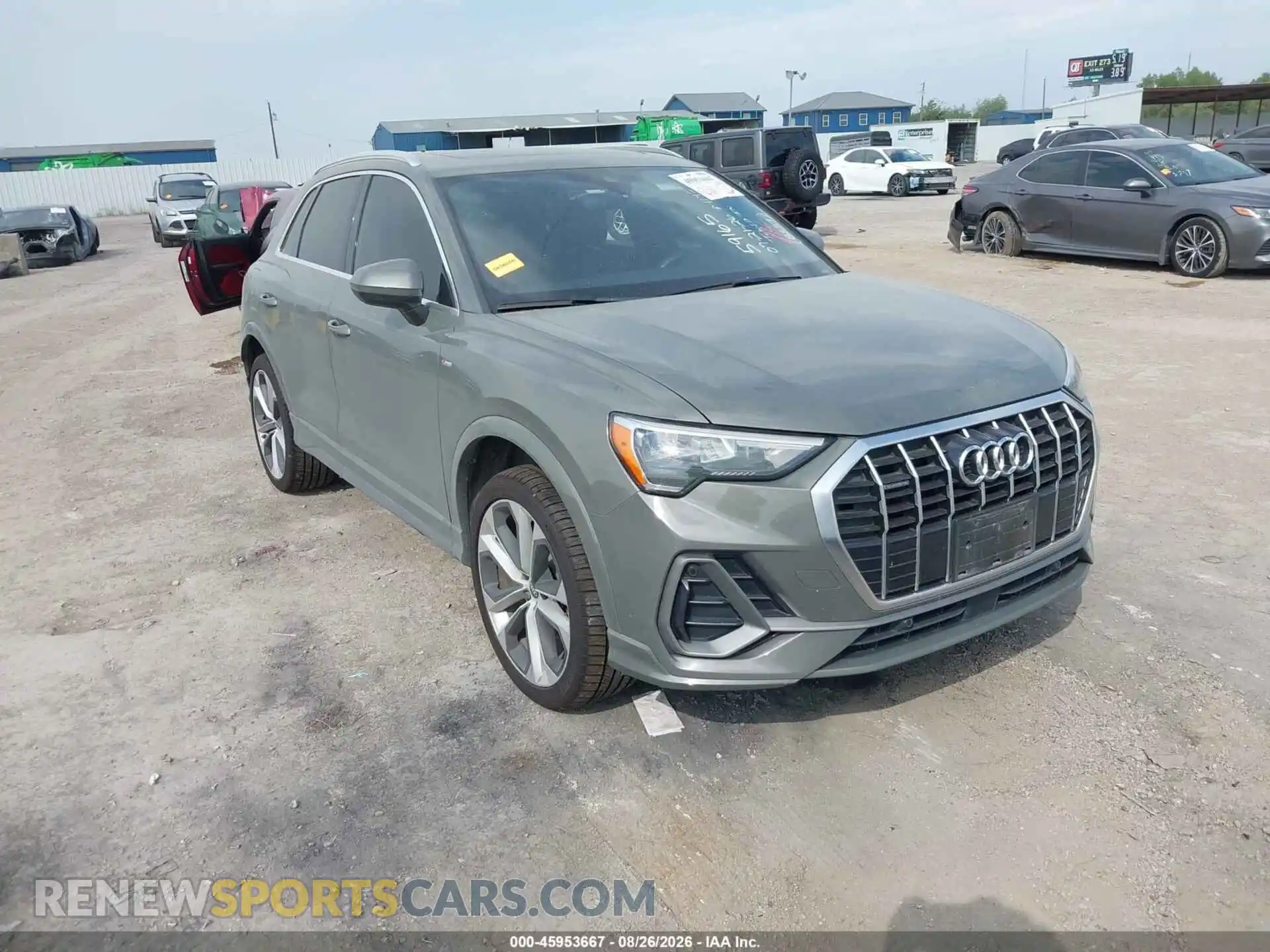1 Photograph of a damaged car WA1DECF31M1041236 AUDI Q3 2021