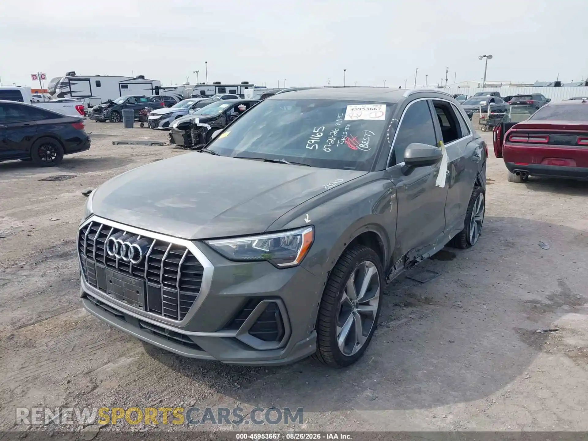 2 Photograph of a damaged car WA1DECF31M1041236 AUDI Q3 2021