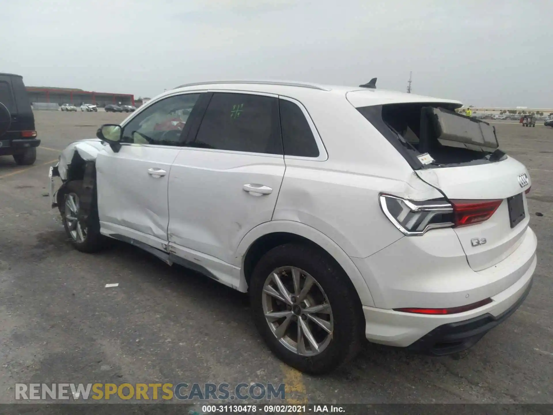 3 Фотография поврежденного автомобиля WA1DECF31M1065116 AUDI Q3 2021