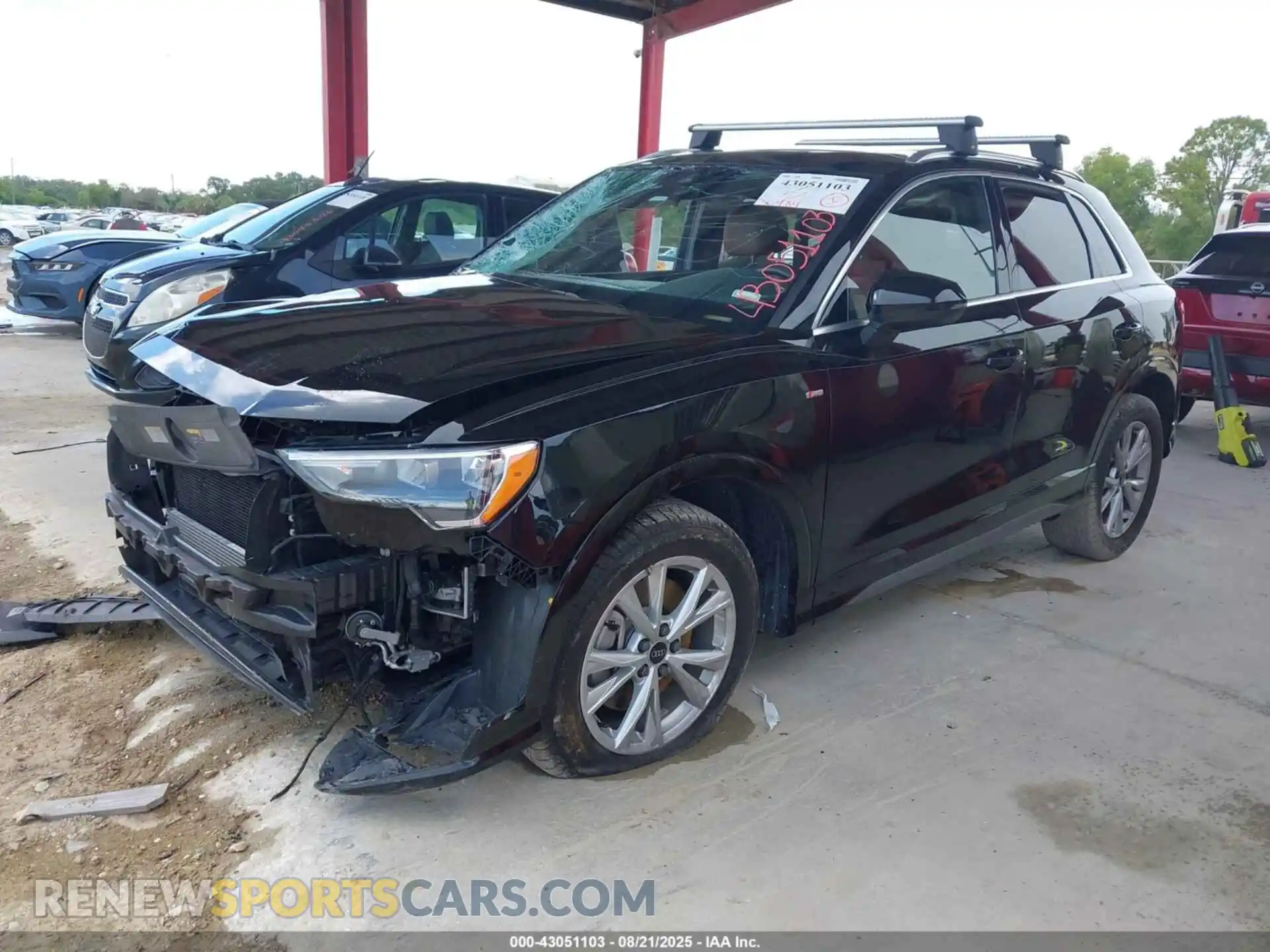 2 Photograph of a damaged car WA1DECF31M1142714 AUDI Q3 2021