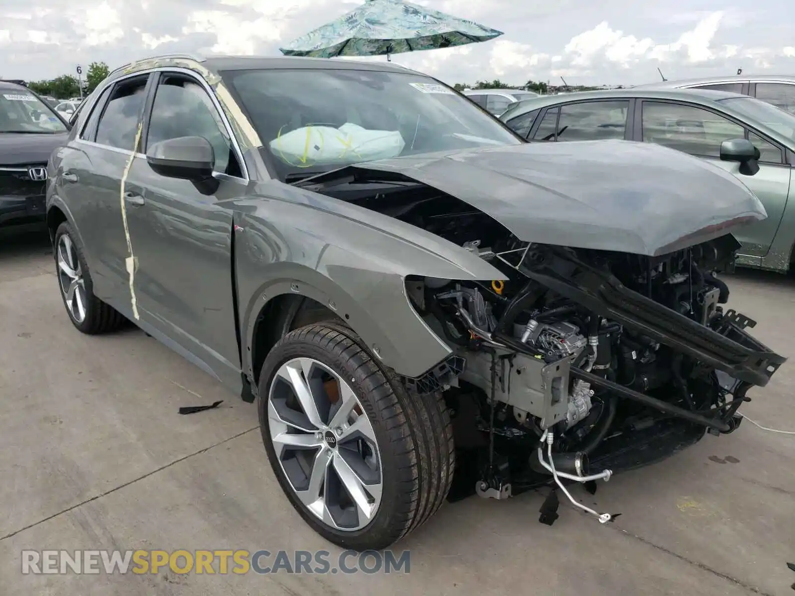 1 Photograph of a damaged car WA1DECF33M1038614 AUDI Q3 2021