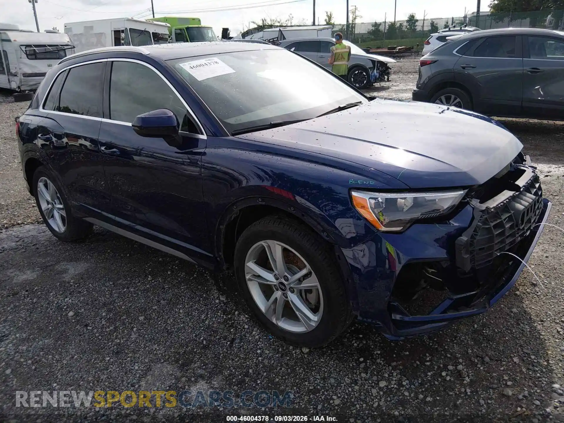 1 Photograph of a damaged car WA1DECF33M1052738 AUDI Q3 2021