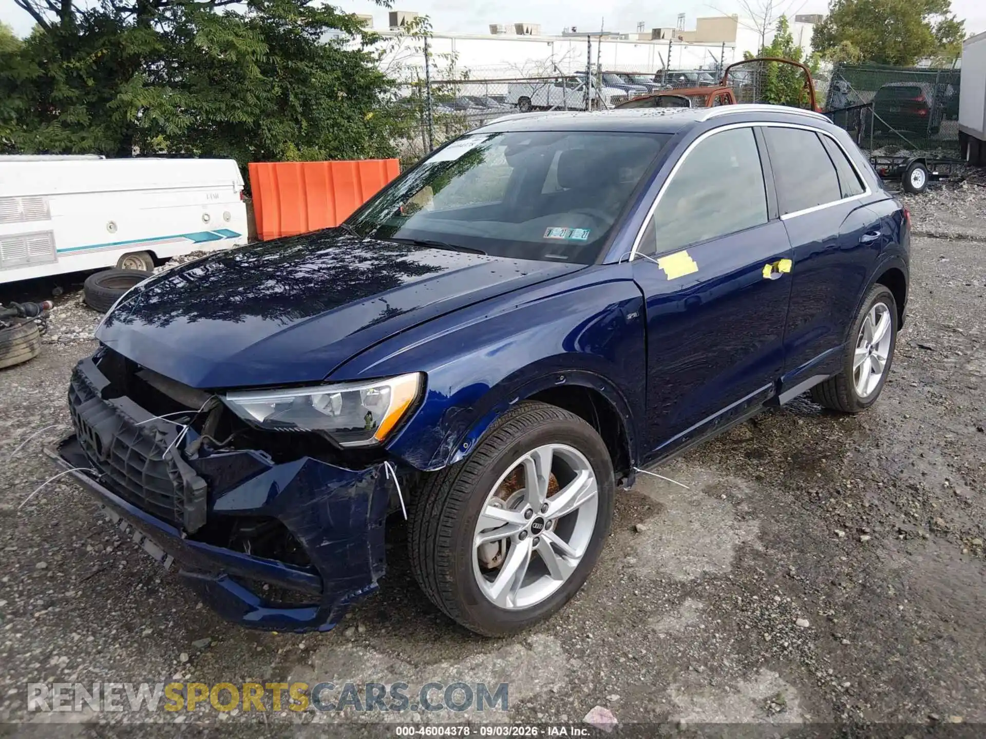 2 Photograph of a damaged car WA1DECF33M1052738 AUDI Q3 2021