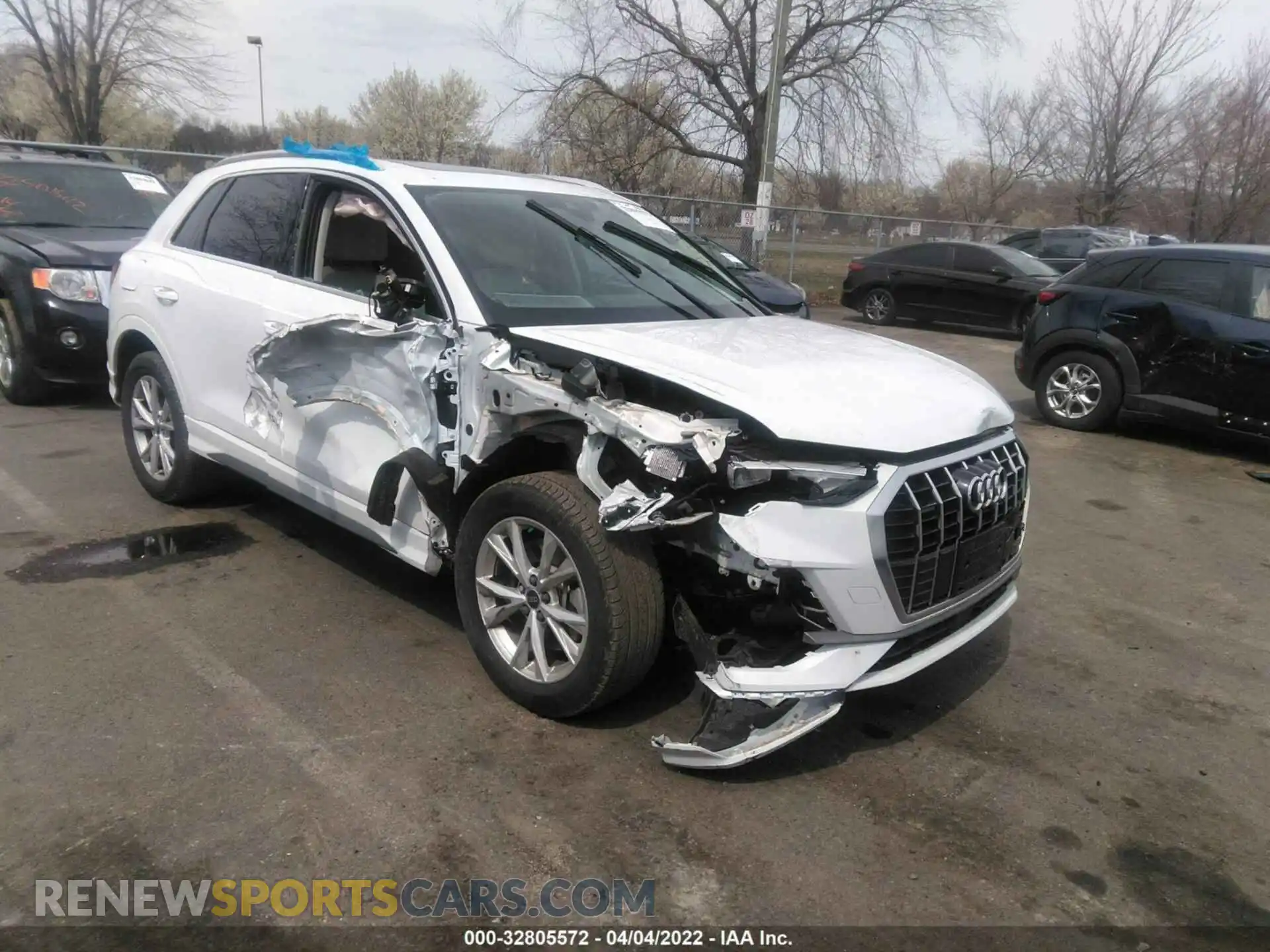 1 Photograph of a damaged car WA1DECF33M1058328 AUDI Q3 2021