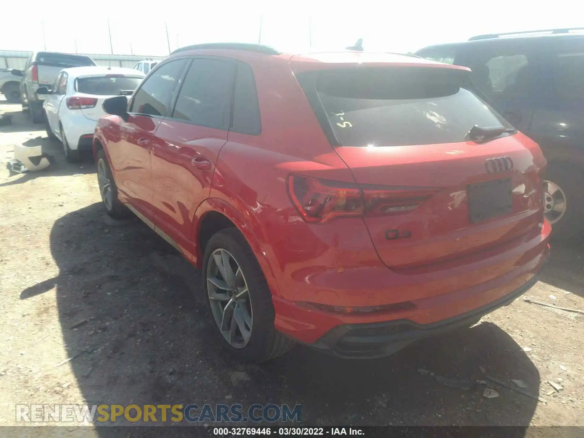 3 Фотография поврежденного автомобиля WA1DECF34M1040193 AUDI Q3 2021