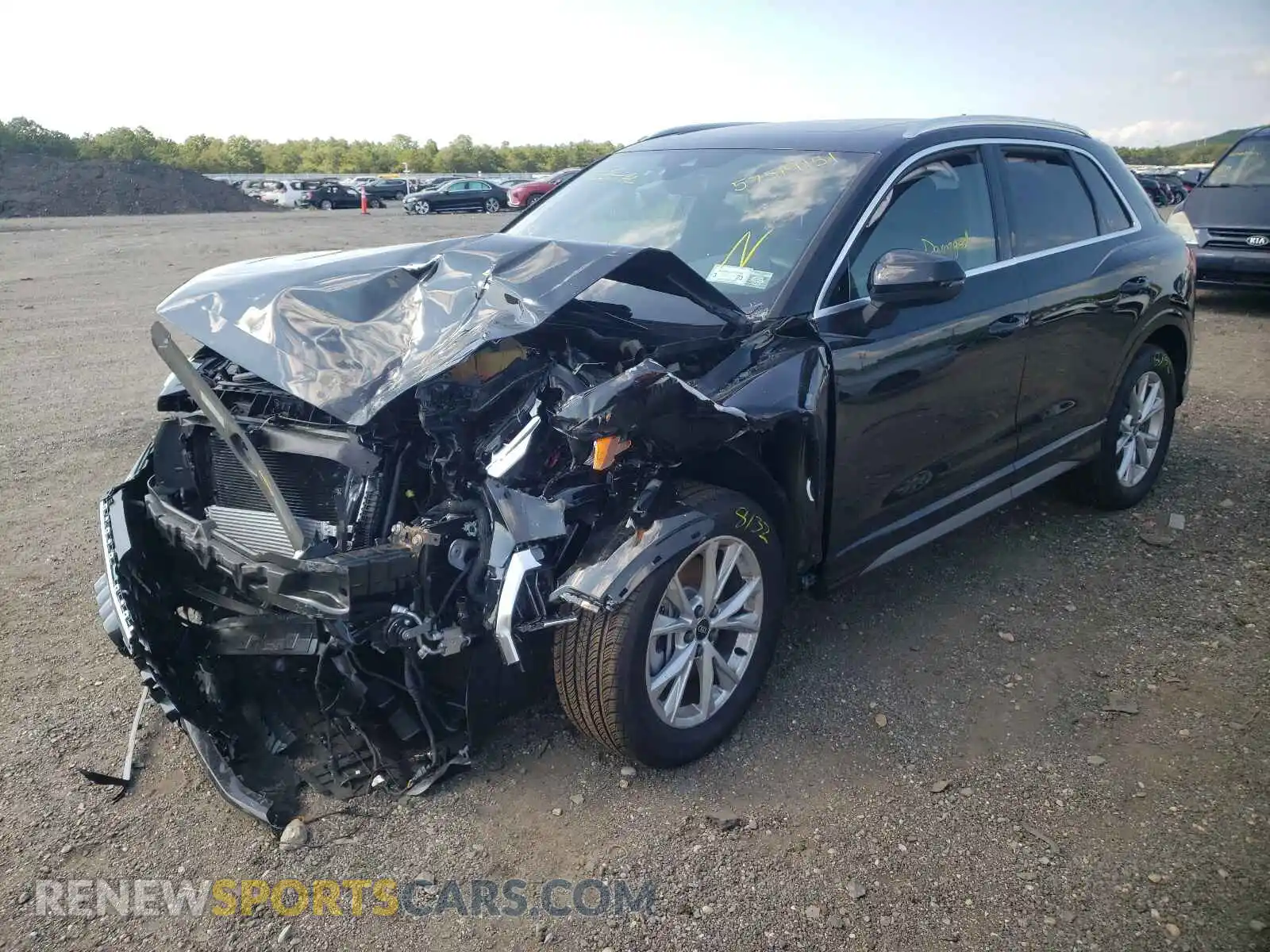 2 Photograph of a damaged car WA1DECF34M1065286 AUDI Q3 2021
