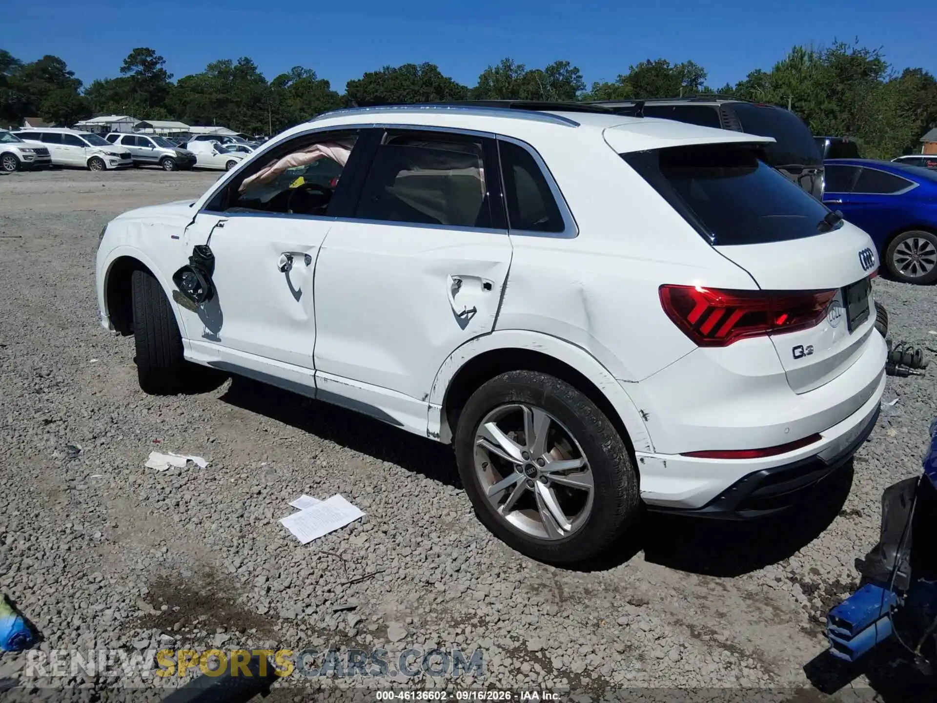 3 fotografías del automóvil dañado WA1DECF35M1020258 AUDI Q3 2021