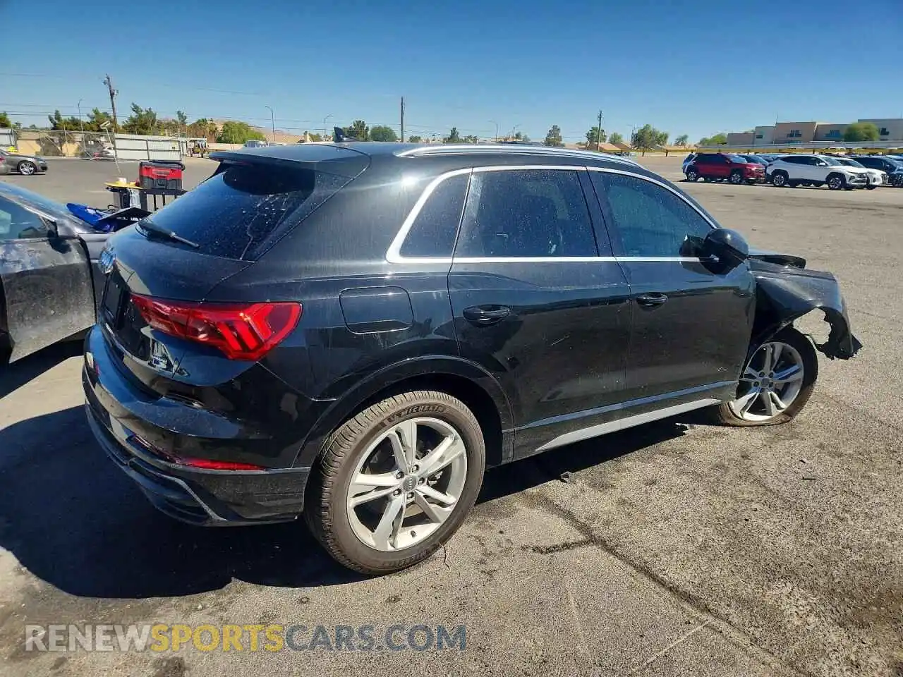 3 fotografías del automóvil dañado WA1DECF36M1014808 AUDI Q3 2021