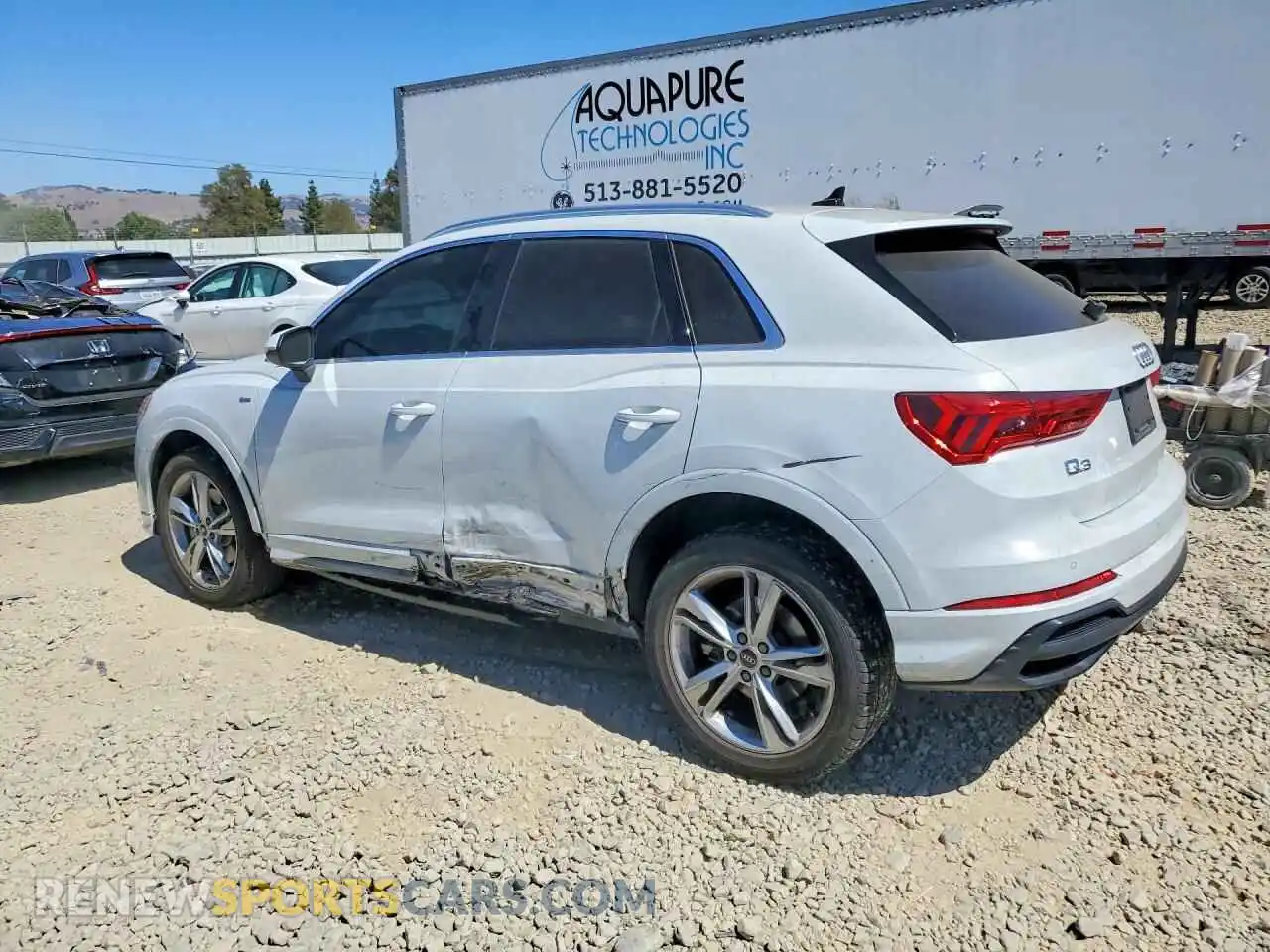 2 Фотография поврежденного автомобиля WA1DECF36M1030054 AUDI Q3 2021