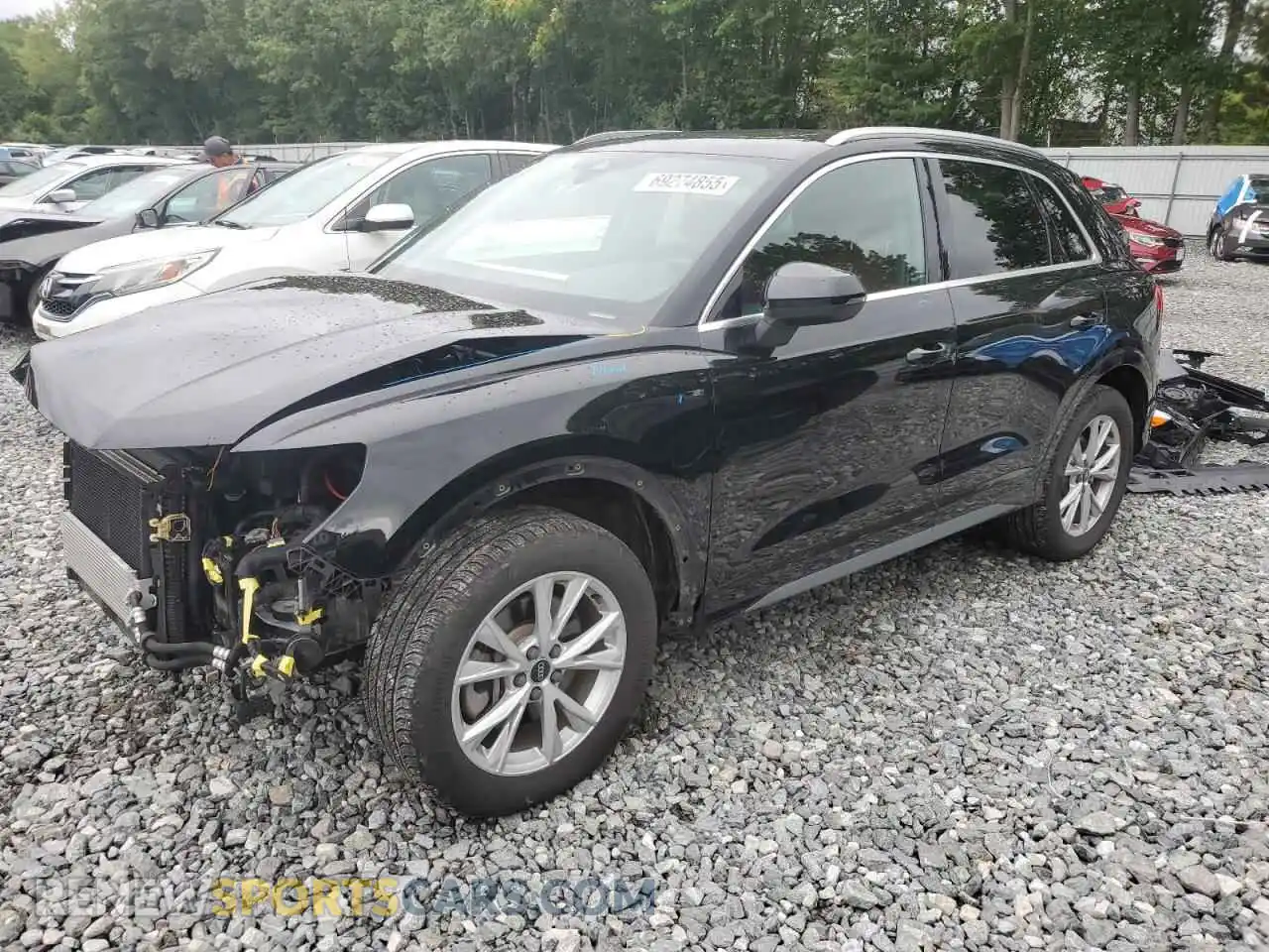 1 Фотография поврежденного автомобиля WA1DECF36M1038462 AUDI Q3 2021
