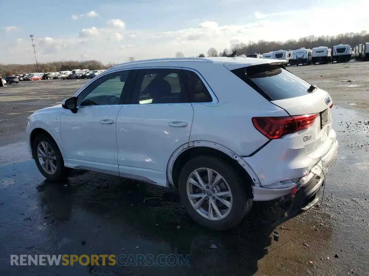 2 fotografías del automóvil dañado WA1DECF37M1001078 AUDI Q3 2021
