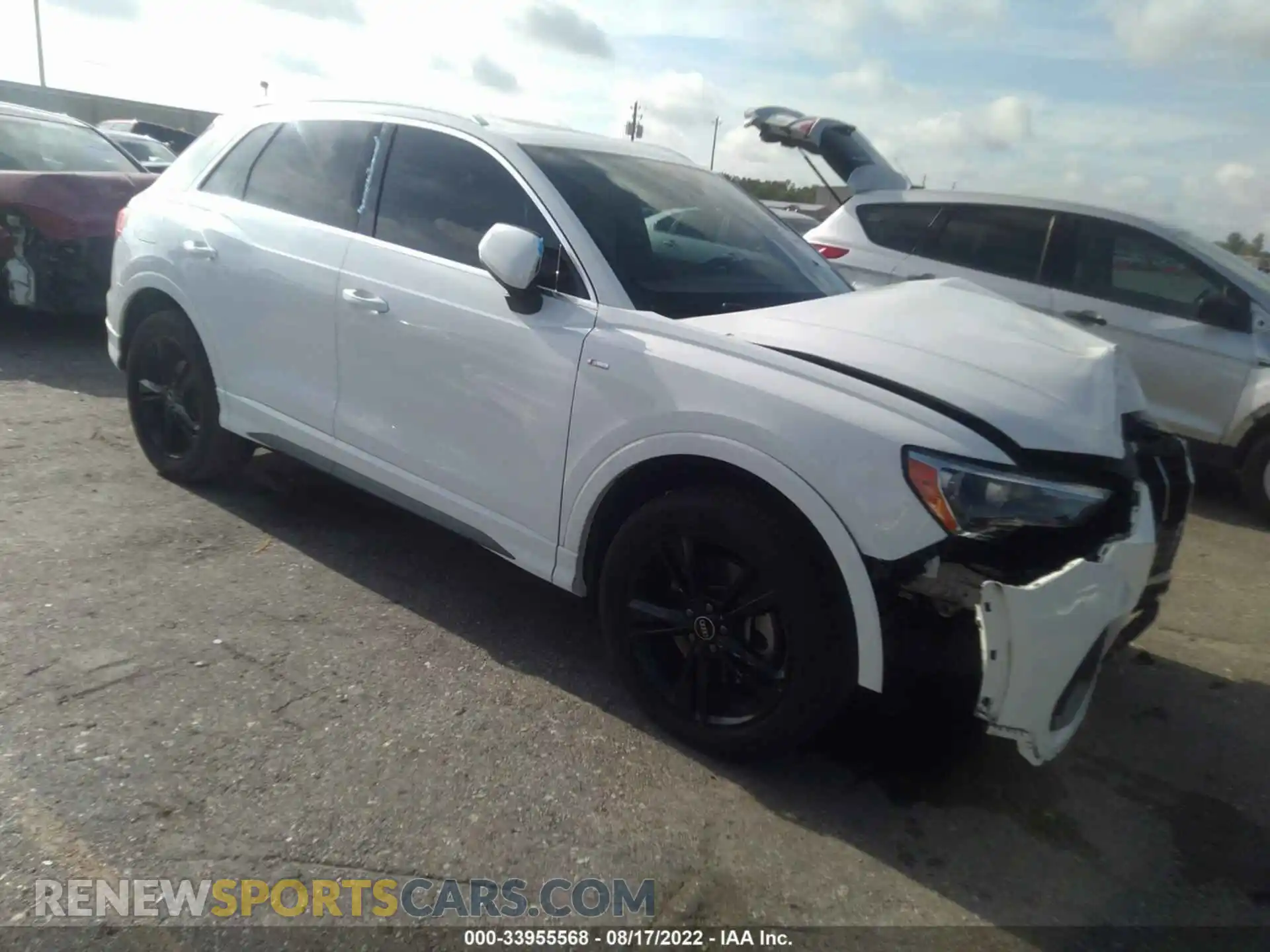 1 Photograph of a damaged car WA1DECF37M1025848 AUDI Q3 2021