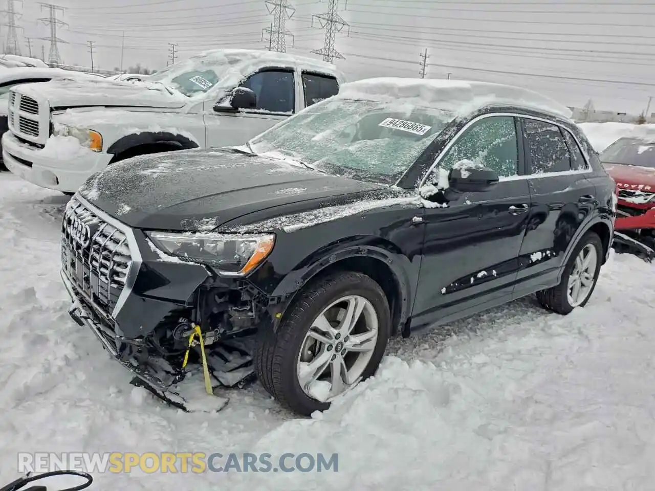 1 Photograph of a damaged car WA1DECF37M1027471 AUDI Q3 2021
