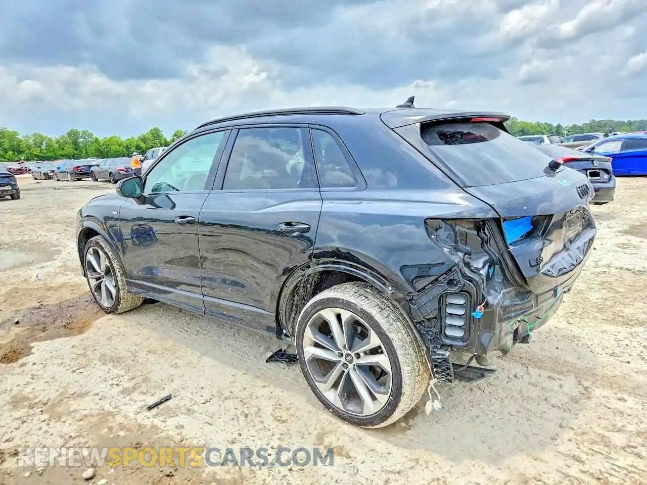 2 Фотография поврежденного автомобиля WA1DECF37M1035702 AUDI Q3 2021