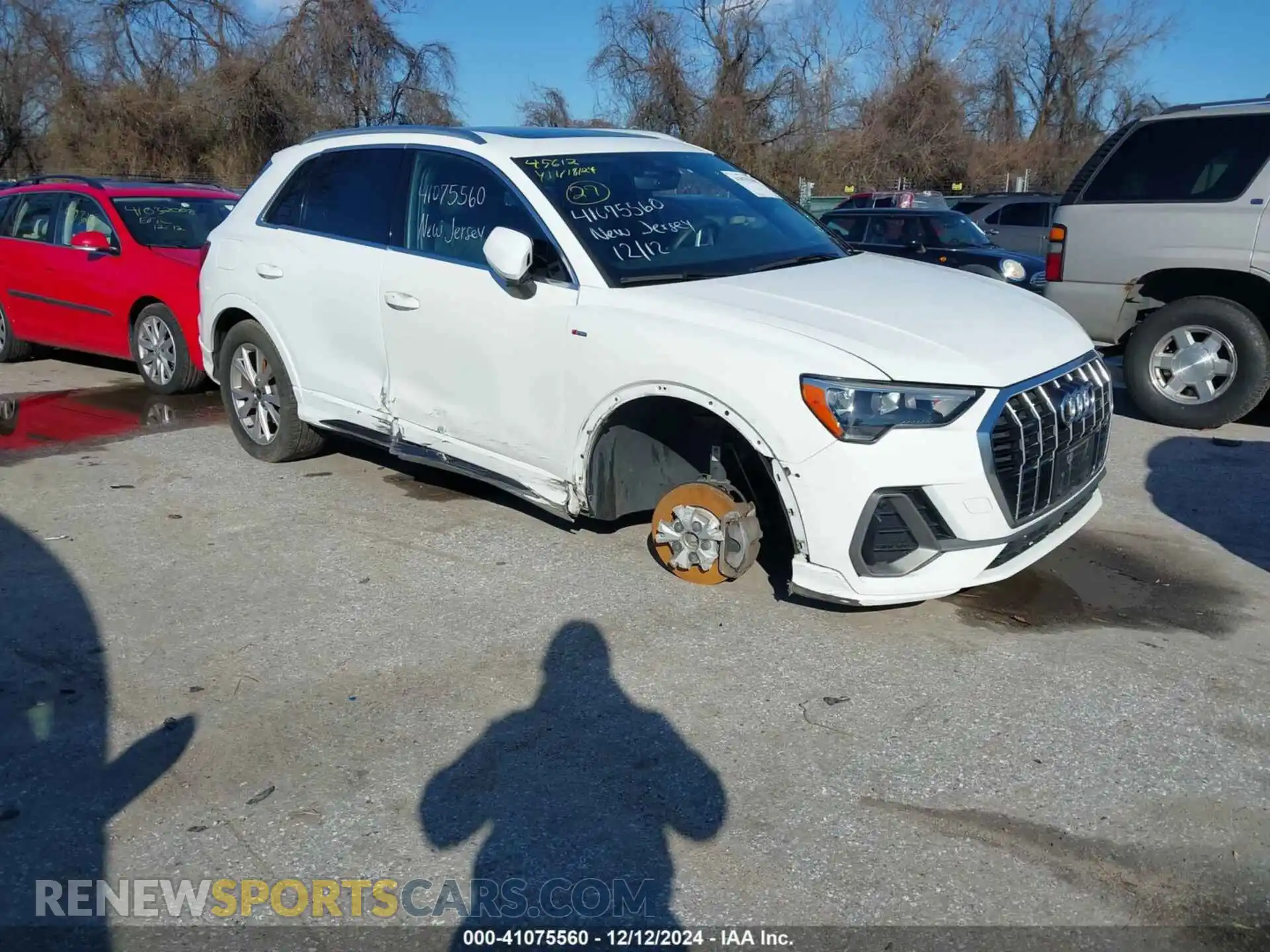 1 Photograph of a damaged car WA1DECF38M1016138 AUDI Q3 2021