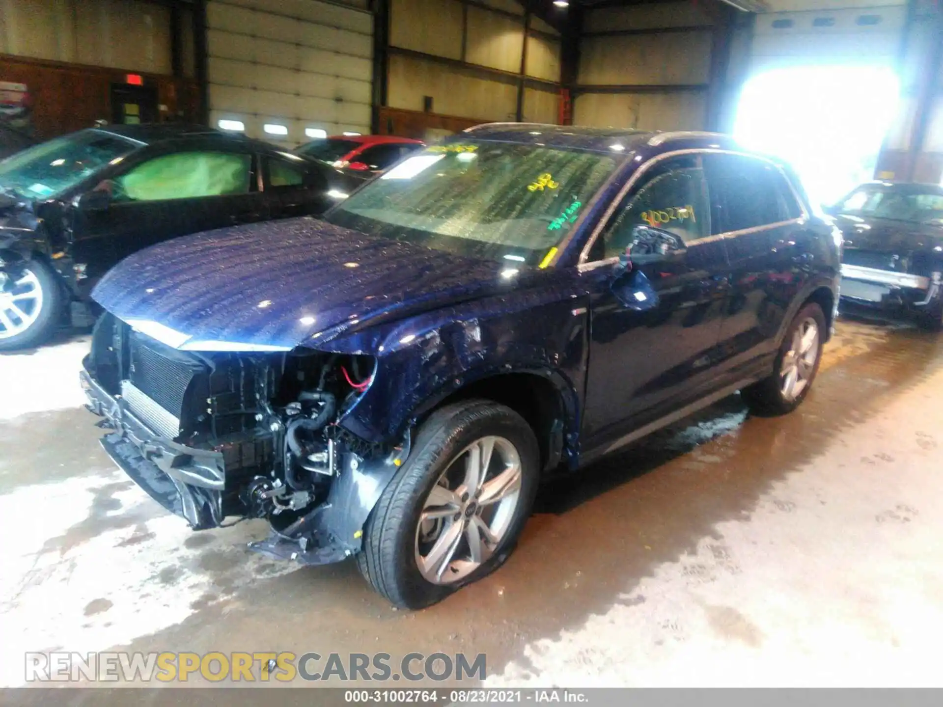 2 Photograph of a damaged car WA1DECF38M1027673 AUDI Q3 2021