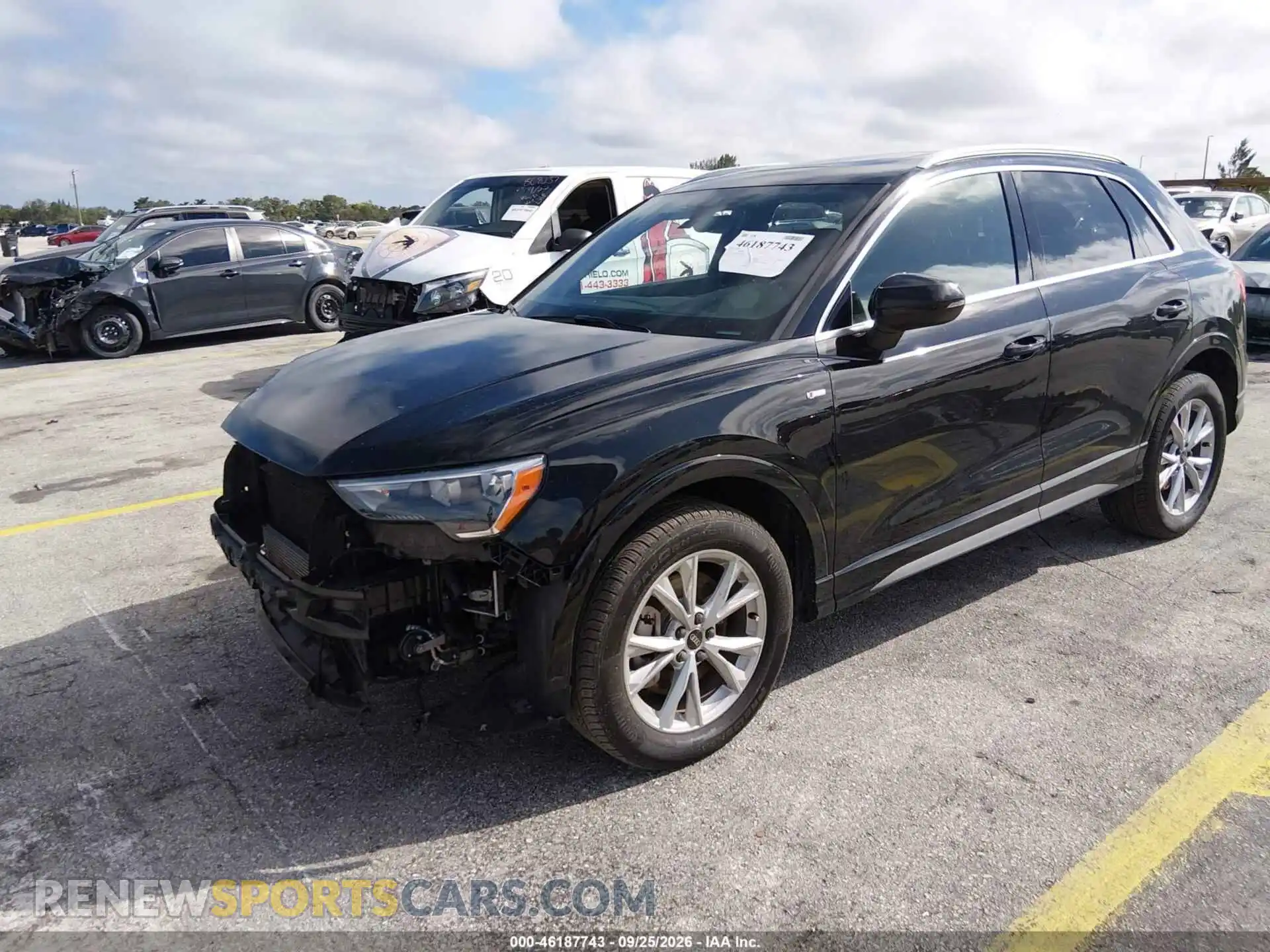 2 Фотография поврежденного автомобиля WA1DECF38M1100573 AUDI Q3 2021