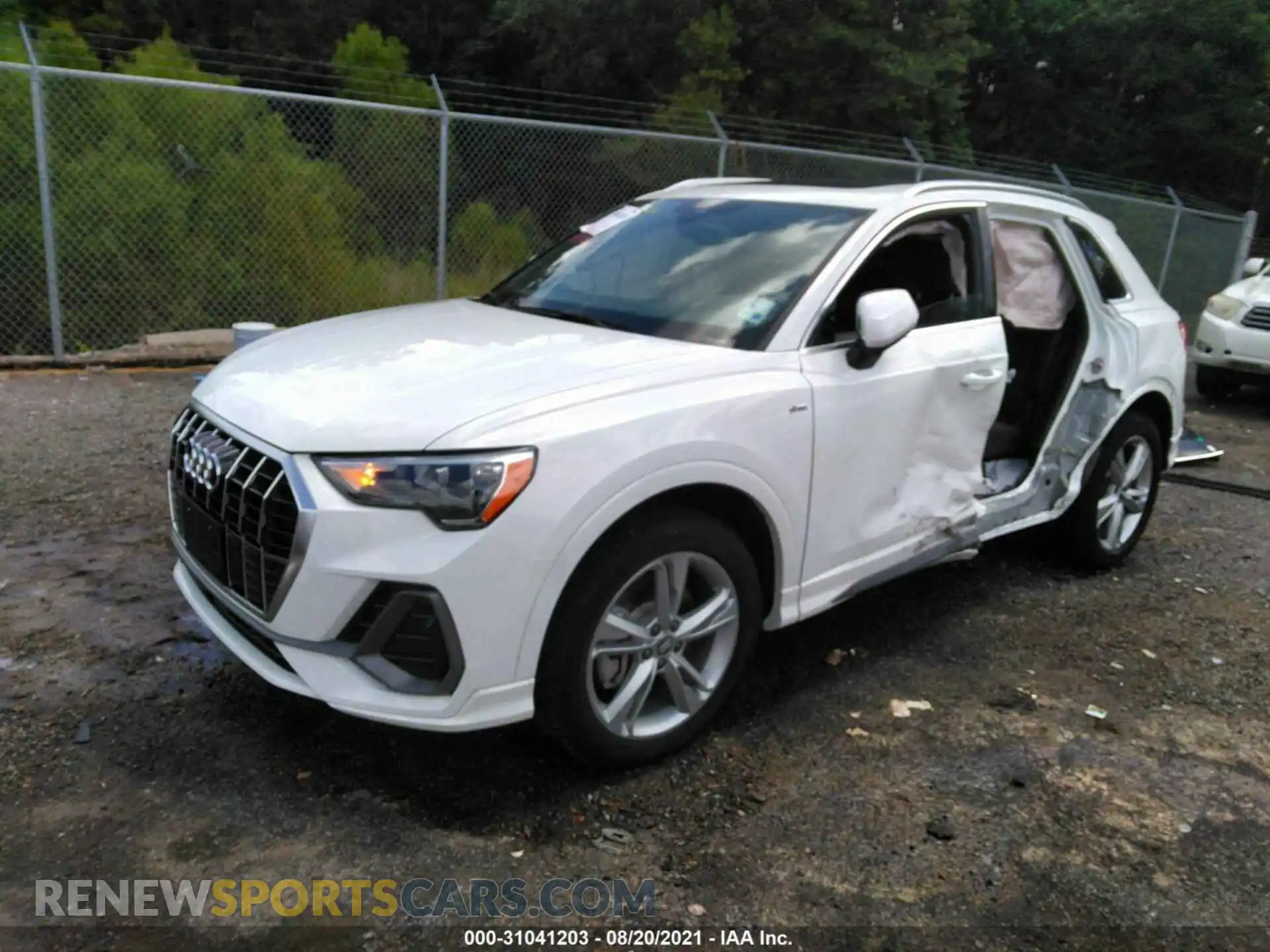 2 Photograph of a damaged car WA1DECF3XM1008526 AUDI Q3 2021