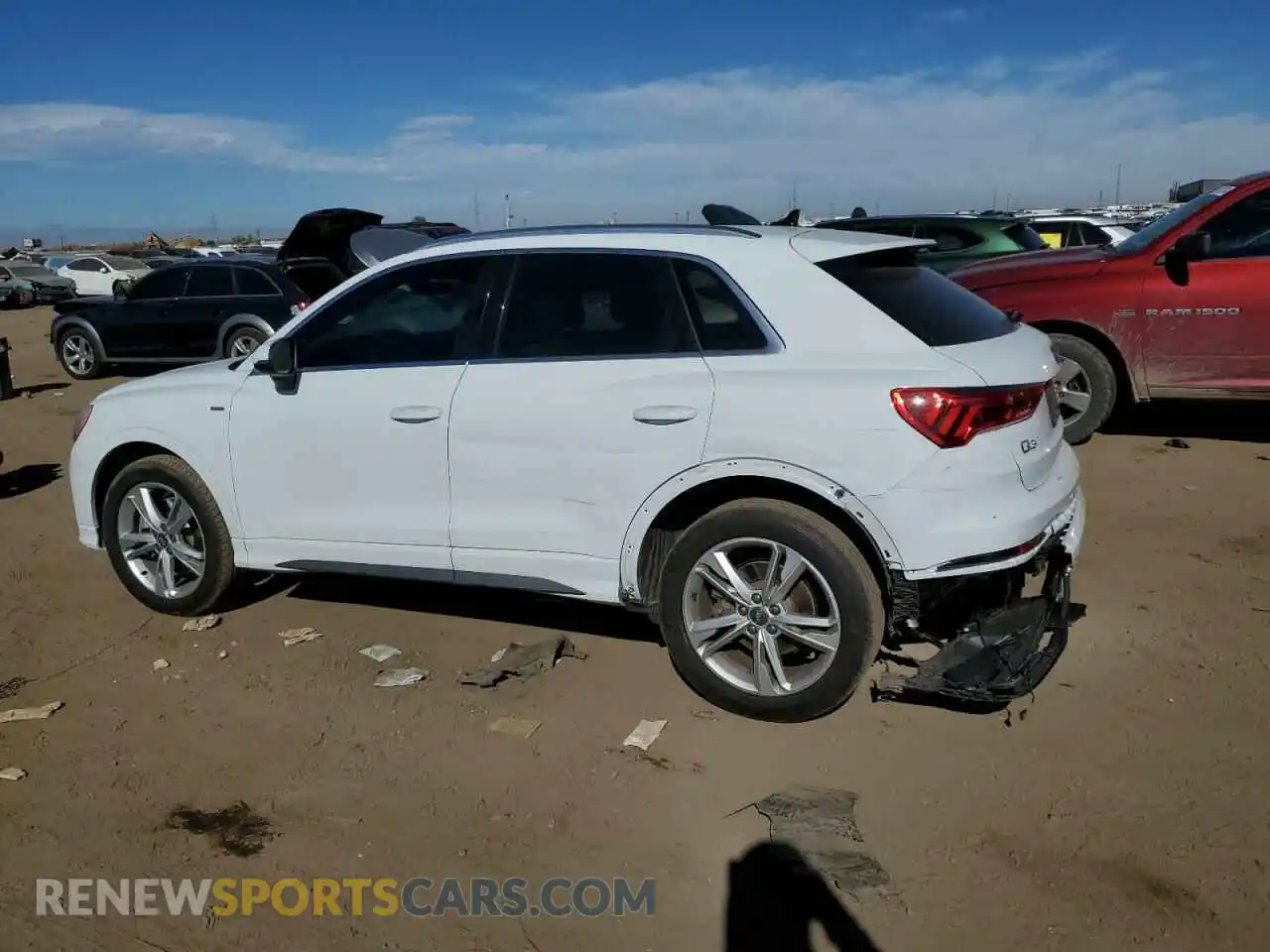 2 Photograph of a damaged car WA1DECF3XM1010485 AUDI Q3 2021