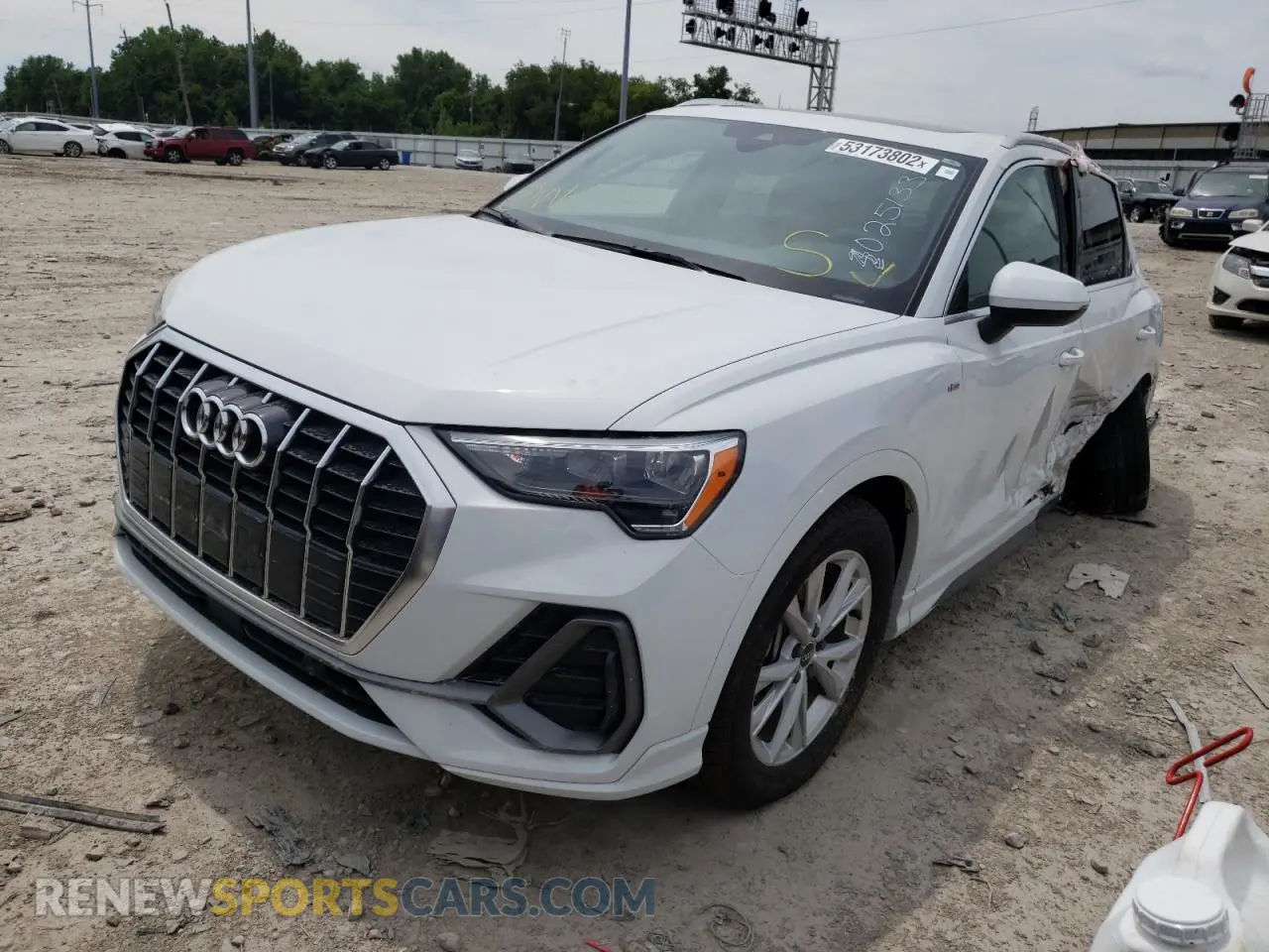 2 Photograph of a damaged car WA1DECF3XM1025133 AUDI Q3 2021