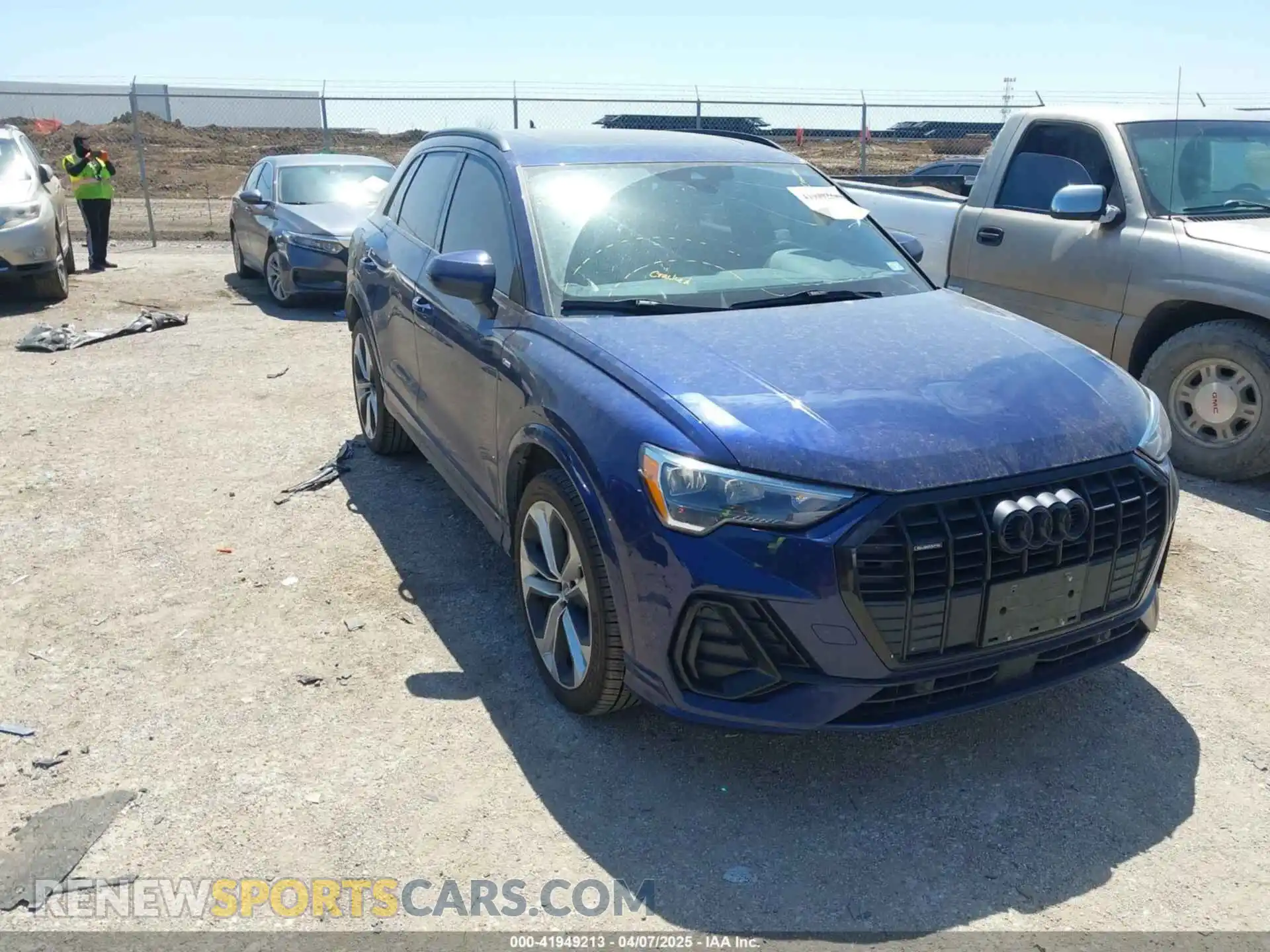 1 Photograph of a damaged car WA1DECF3XM1085641 AUDI Q3 2021