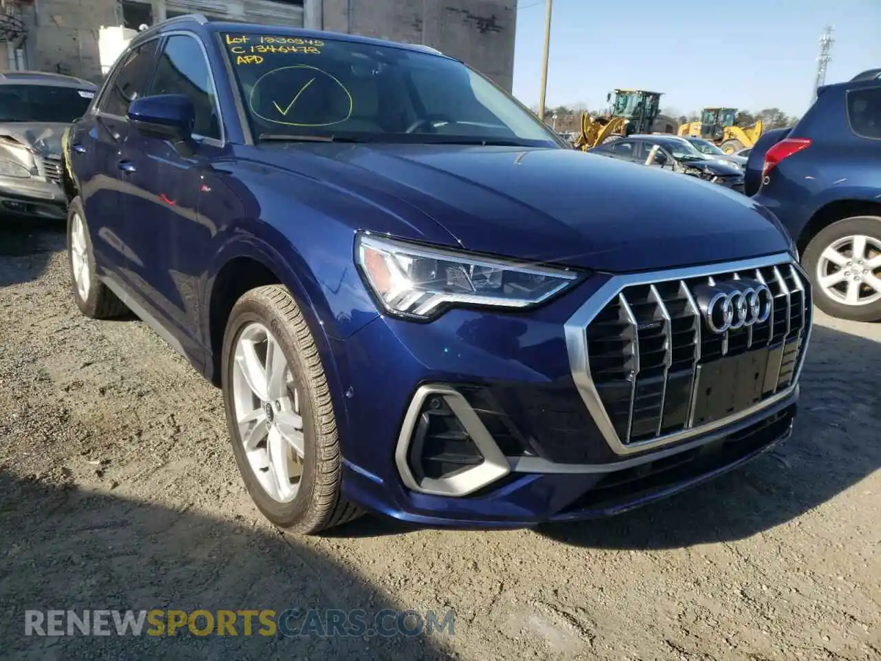 1 Photograph of a damaged car WA1EECF30M1019653 AUDI Q3 2021