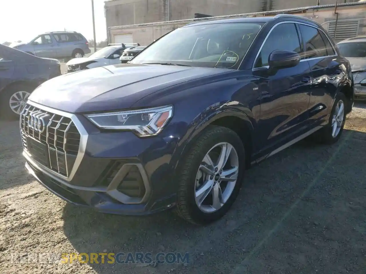2 Photograph of a damaged car WA1EECF30M1019653 AUDI Q3 2021