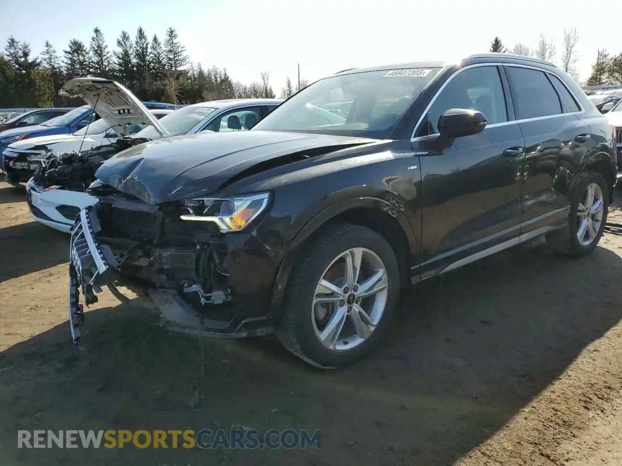 1 Photograph of a damaged car WA1EECF30M1117484 AUDI Q3 2021