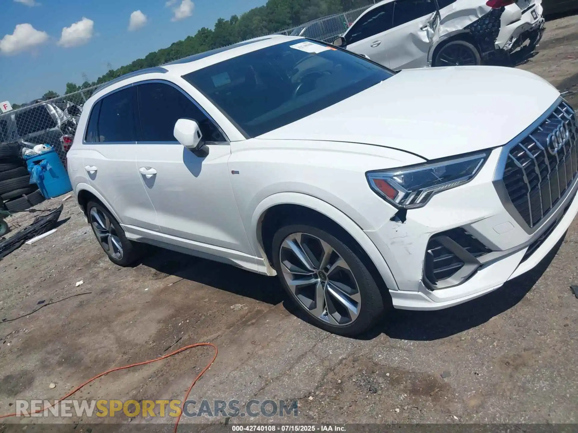 1 fotografías del automóvil dañado WA1EECF31M1074340 AUDI Q3 2021