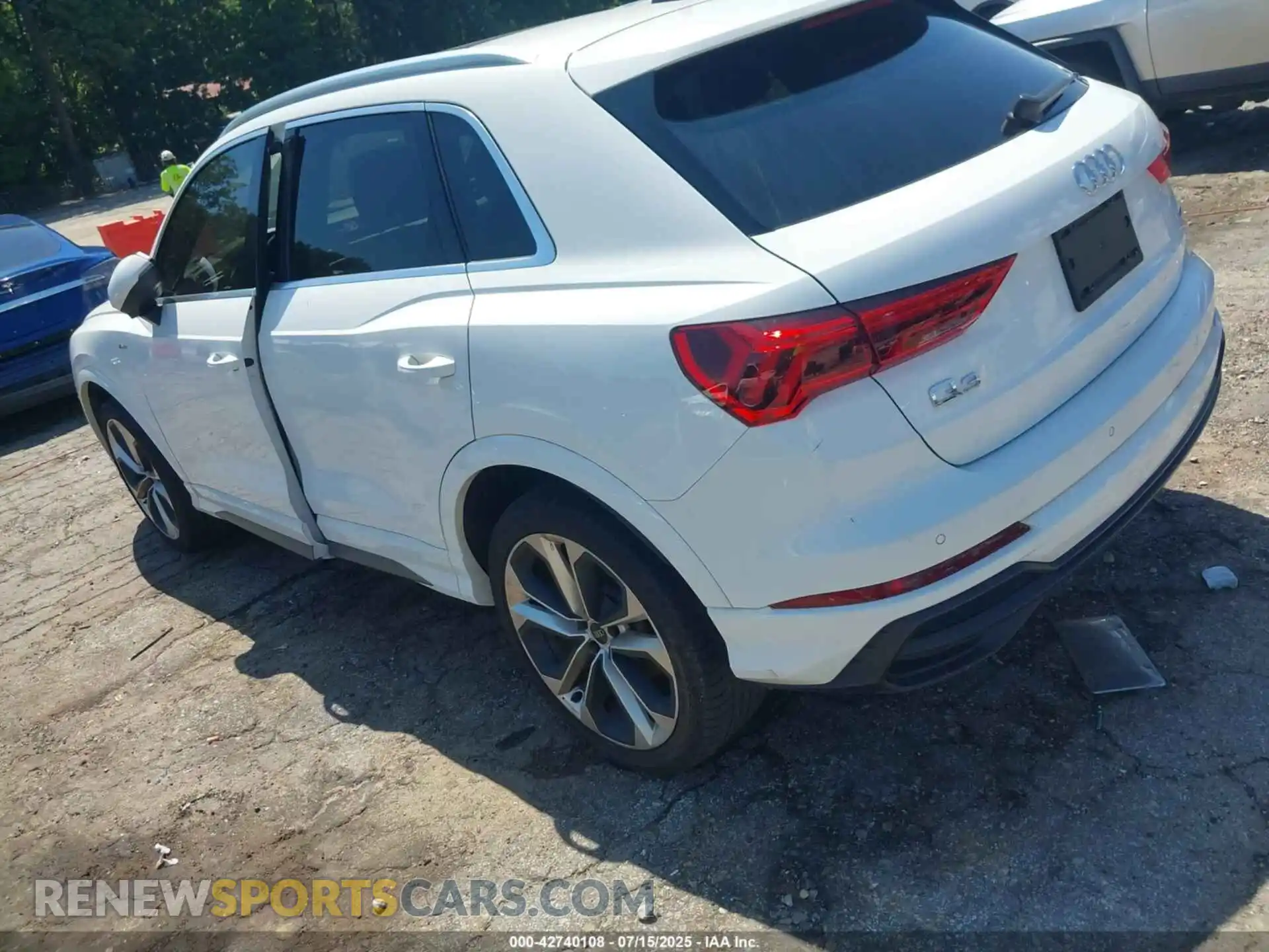 3 fotografías del automóvil dañado WA1EECF31M1074340 AUDI Q3 2021
