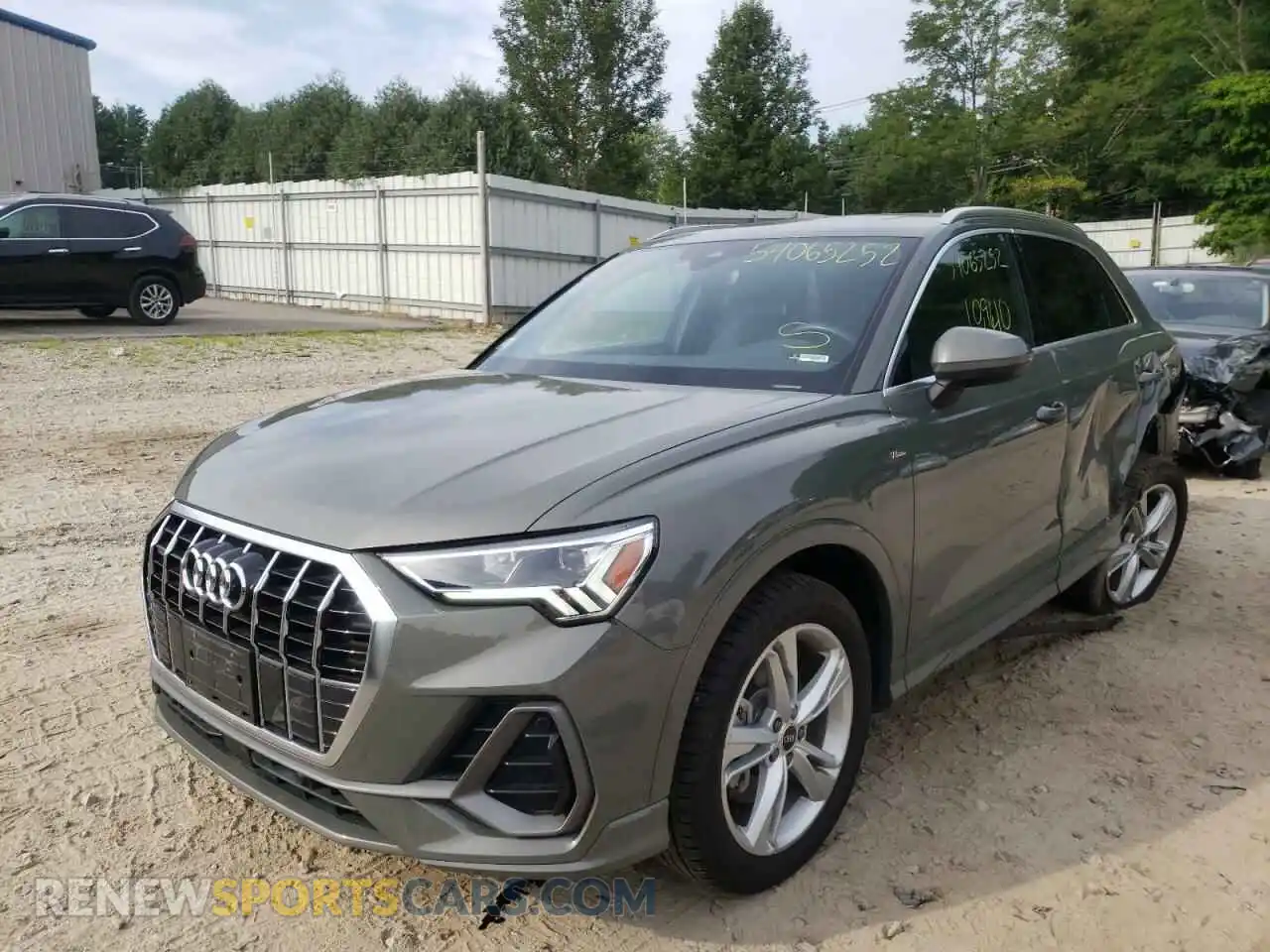 2 Photograph of a damaged car WA1EECF31M1157735 AUDI Q3 2021