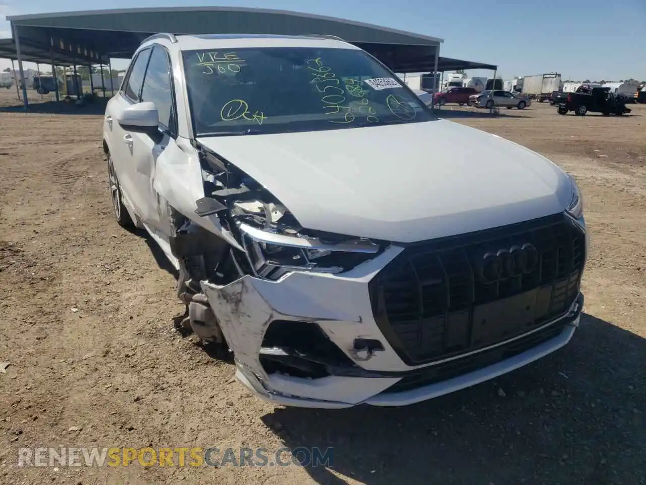 1 fotografías del automóvil dañado WA1EECF32M1026684 AUDI Q3 2021