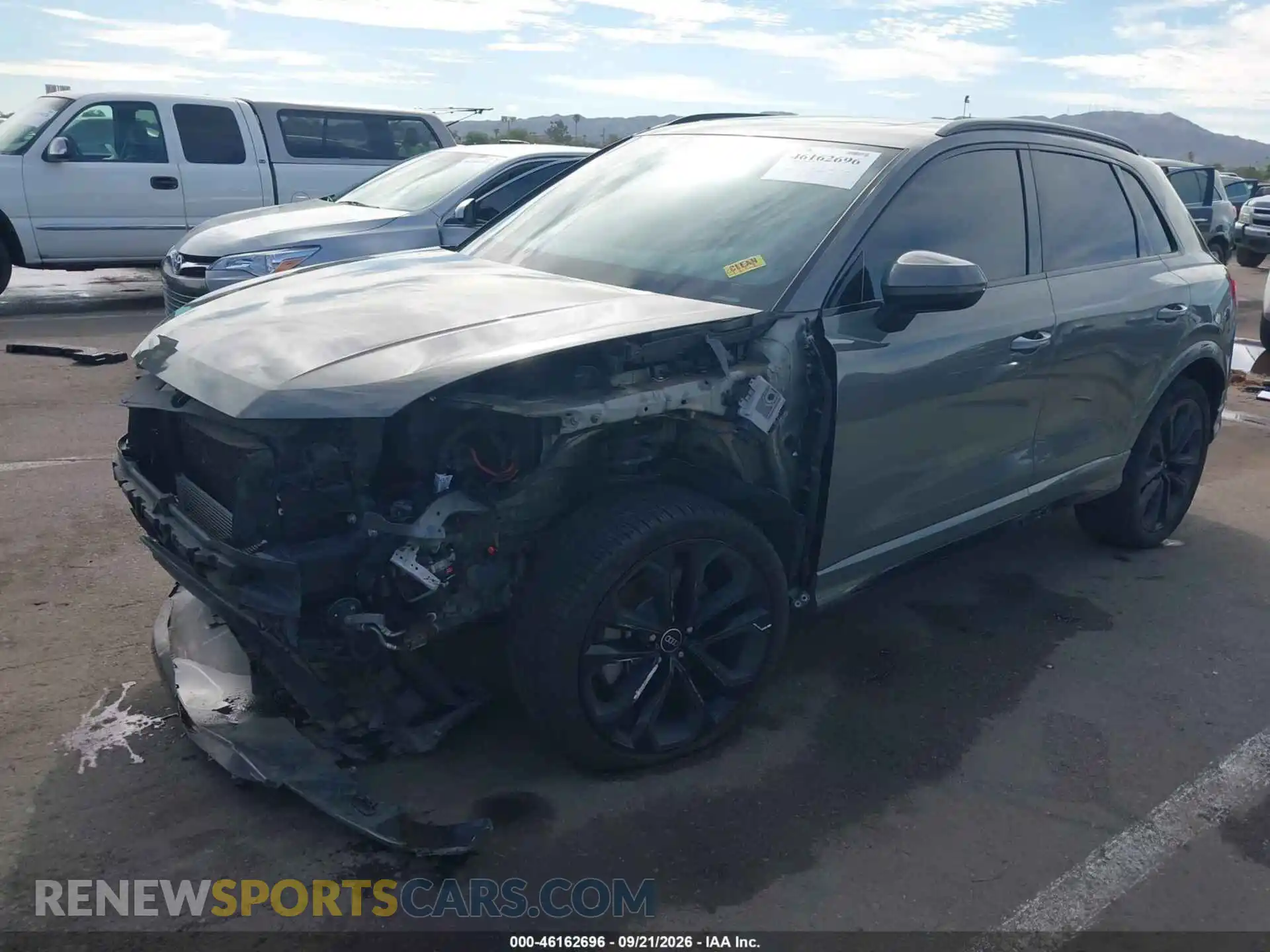 2 Photograph of a damaged car WA1EECF34M1018747 AUDI Q3 2021