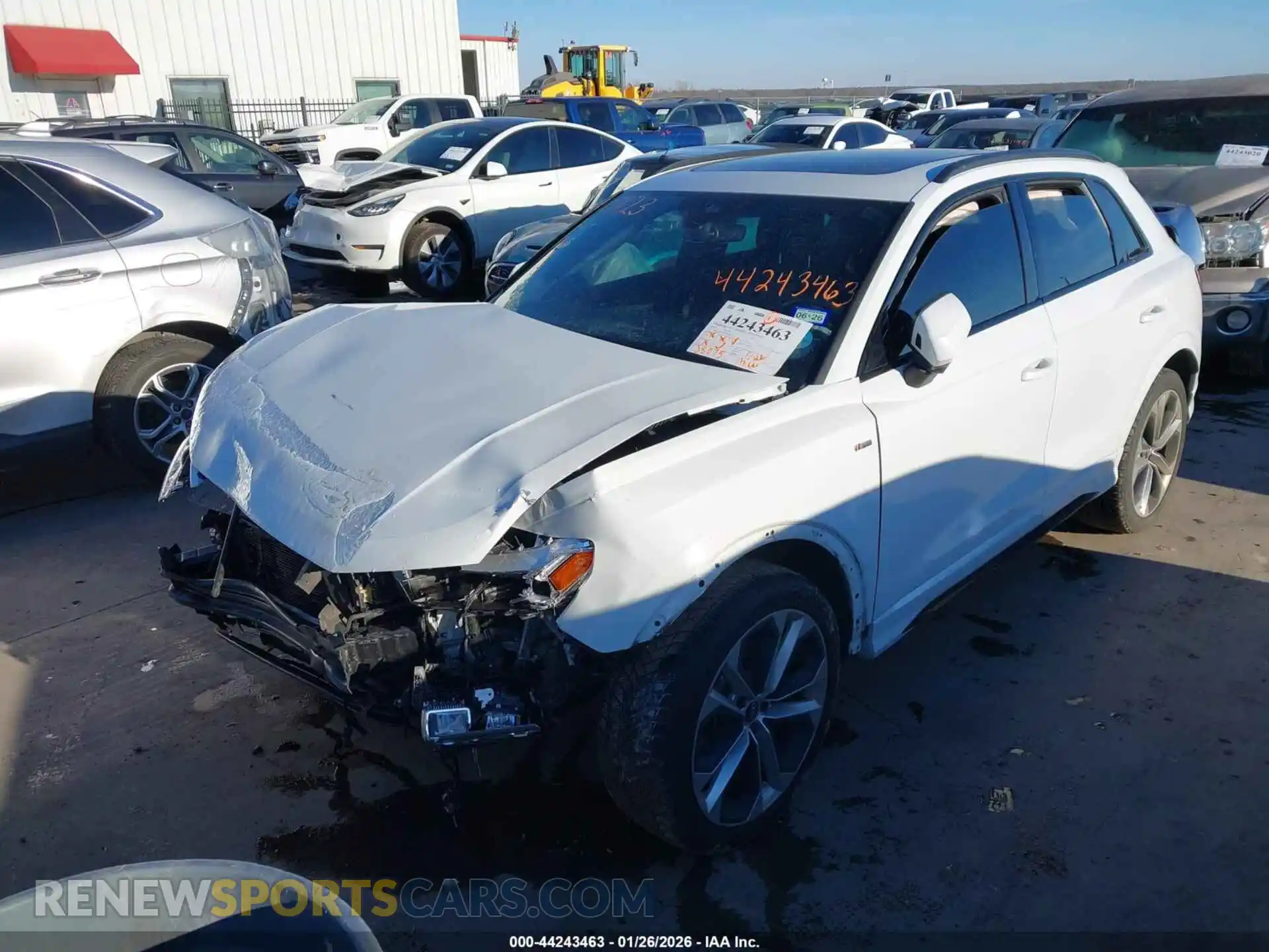 2 Photograph of a damaged car WA1EECF34M1082092 AUDI Q3 2021