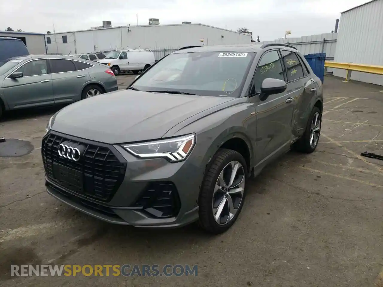 2 Photograph of a damaged car WA1EECF34M1091231 AUDI Q3 2021