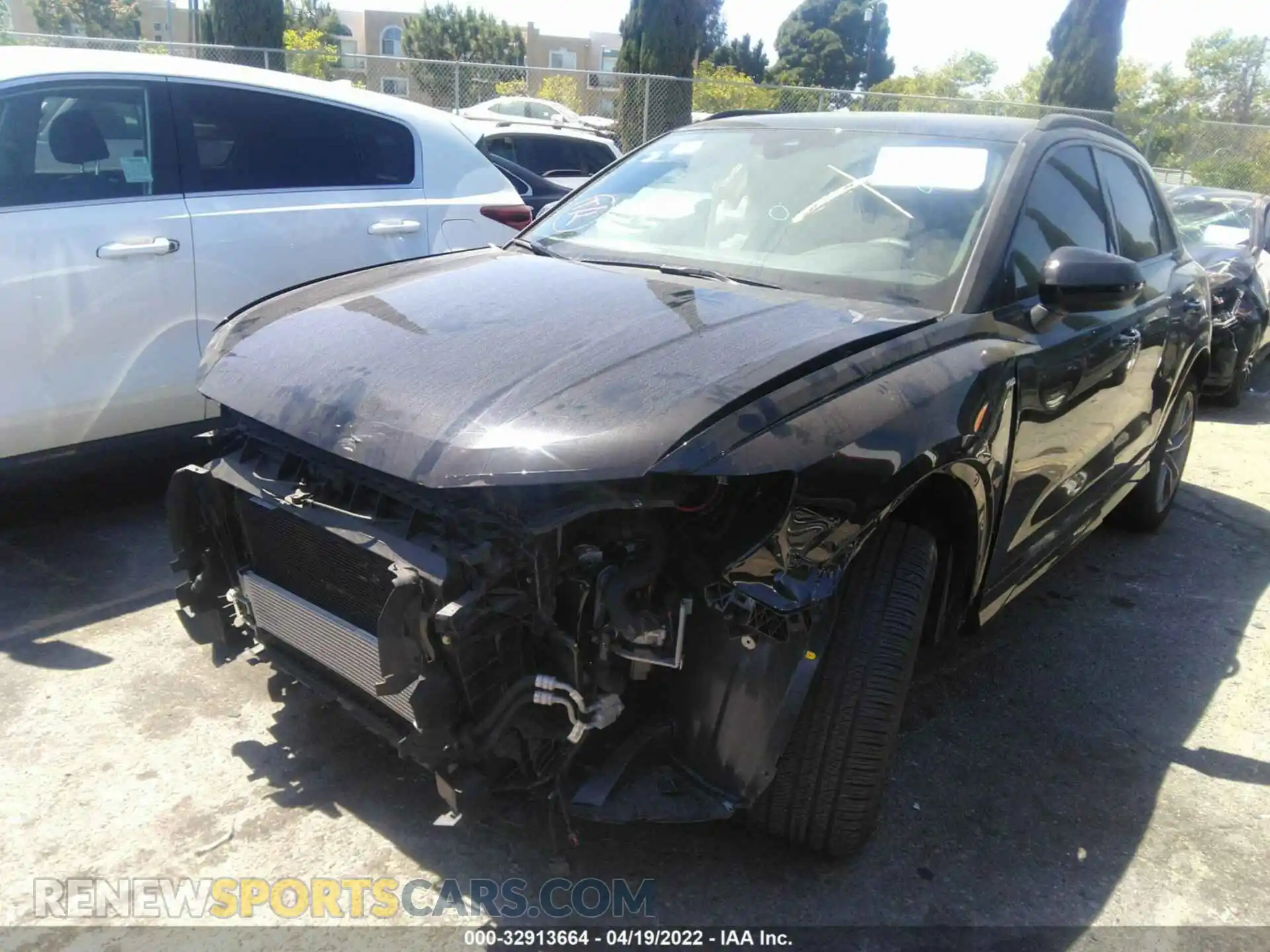 2 Photograph of a damaged car WA1EECF34M1108920 AUDI Q3 2021